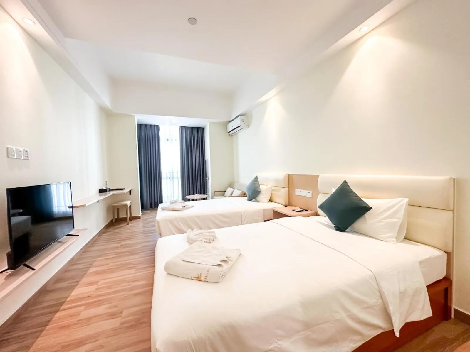 Bed in Landmark Vientiane Life Center