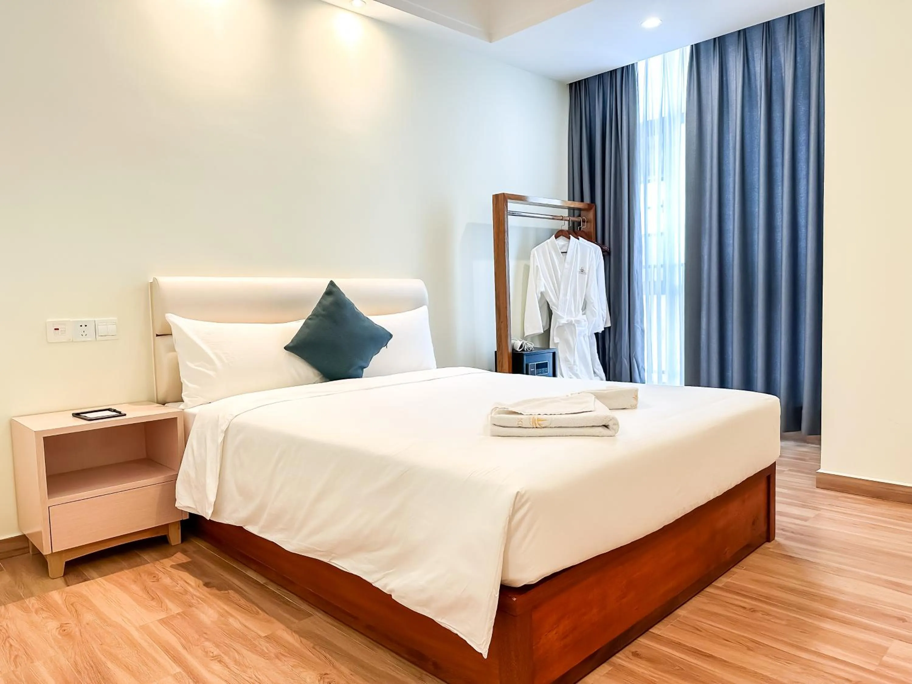 Bed in Landmark Vientiane Life Center