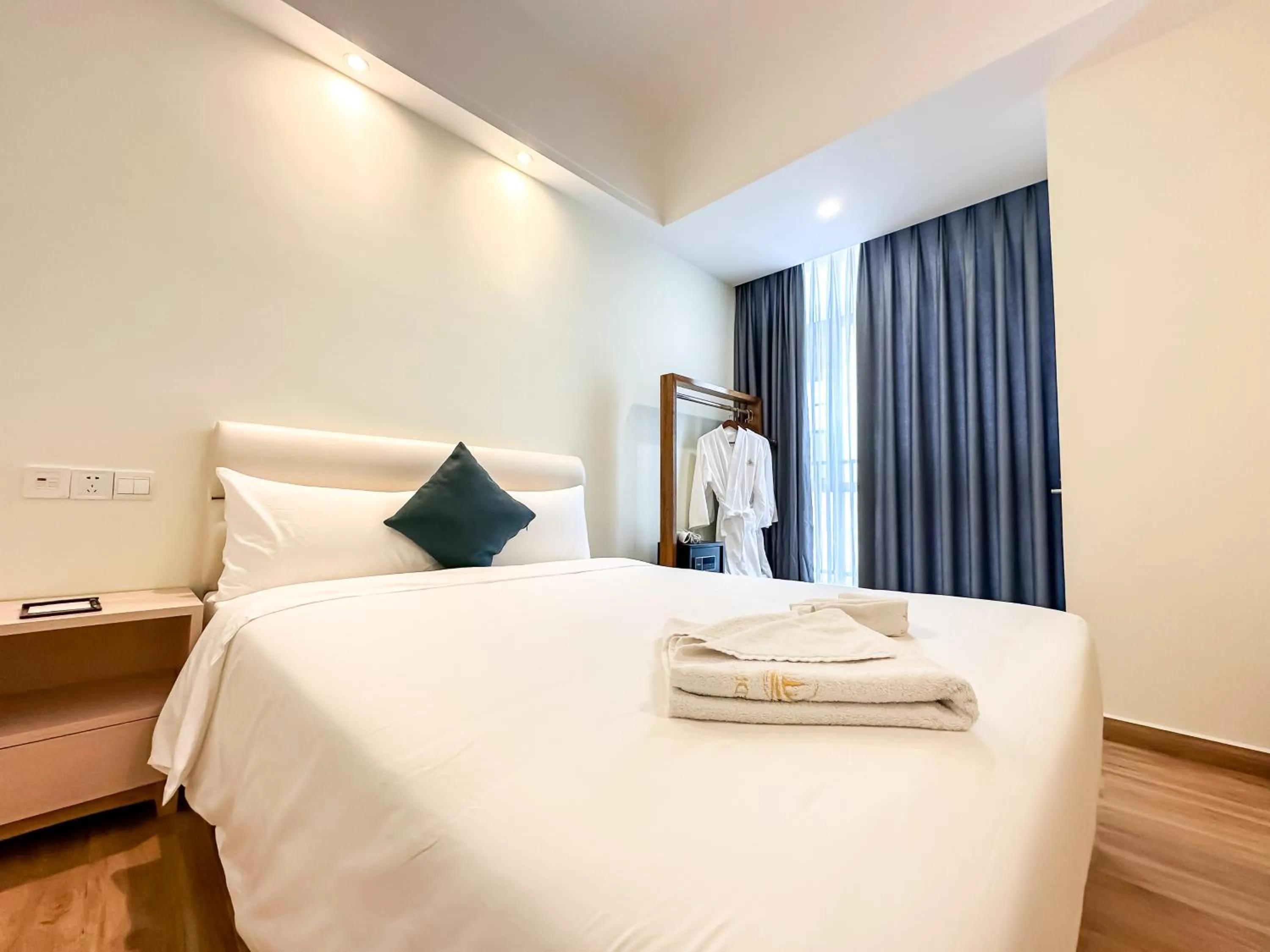 Bed in Landmark Vientiane Life Center