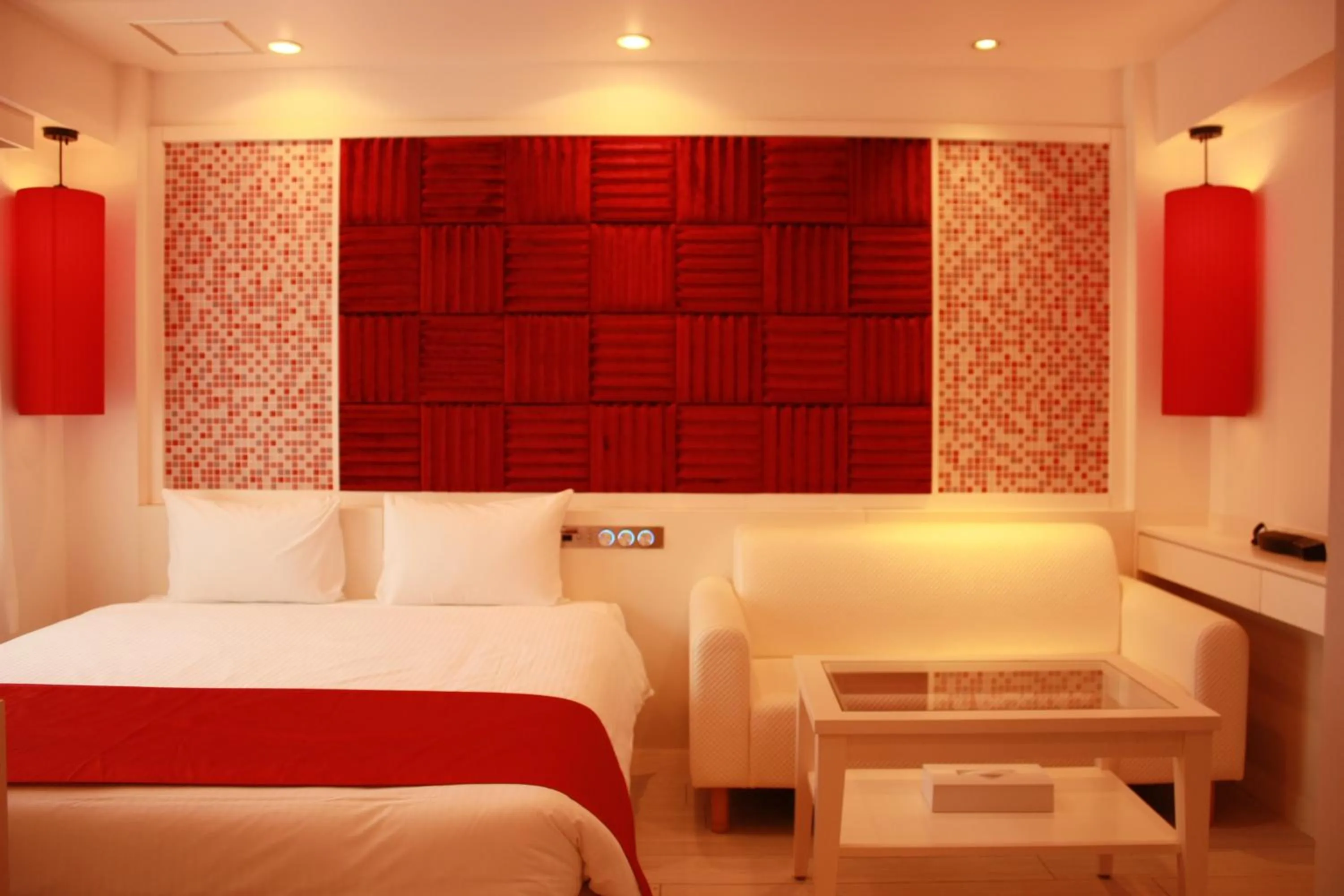 Bed in Hotel LiVEMAX Umeda Central