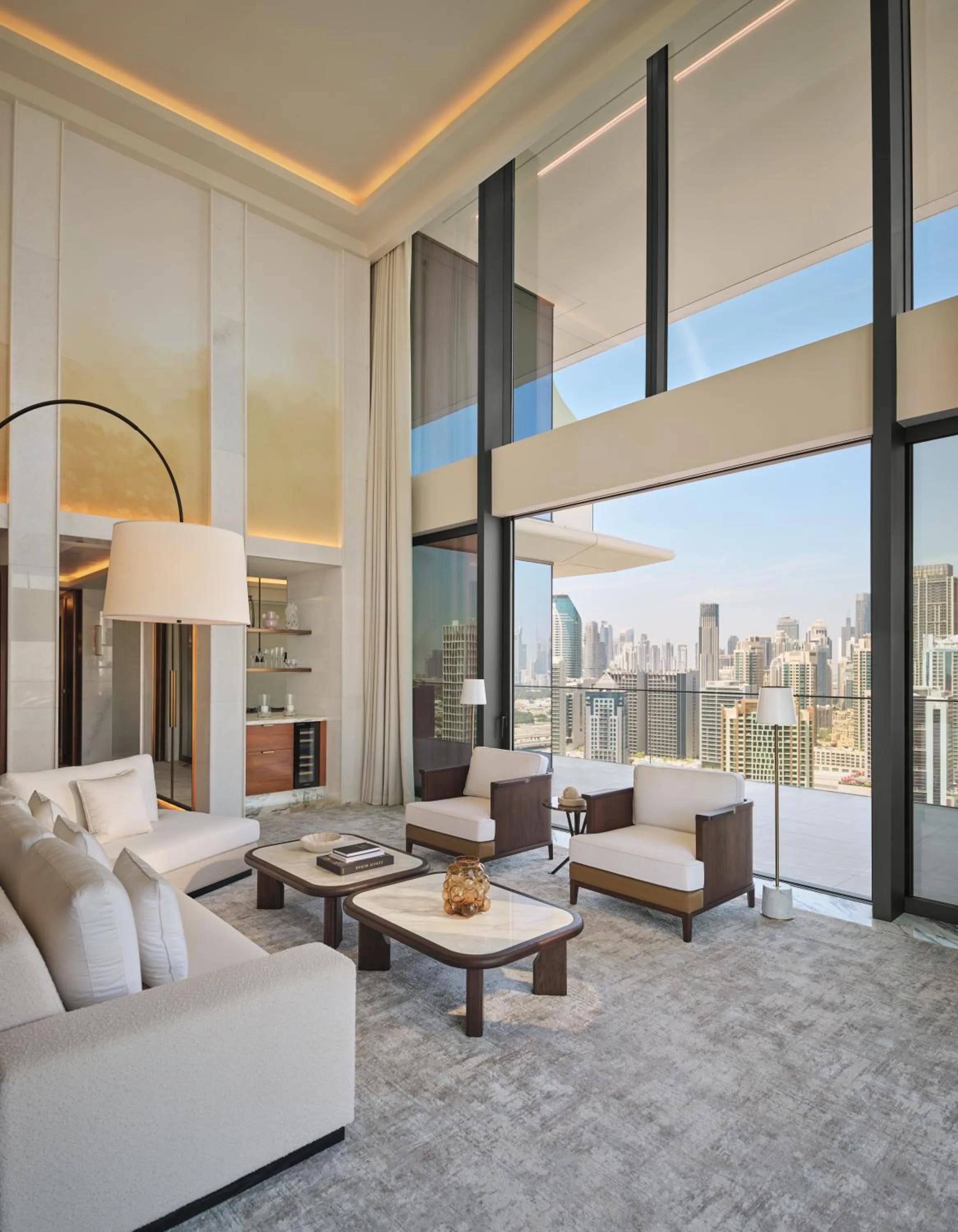 Living room in The Lana - Dorchester Collection