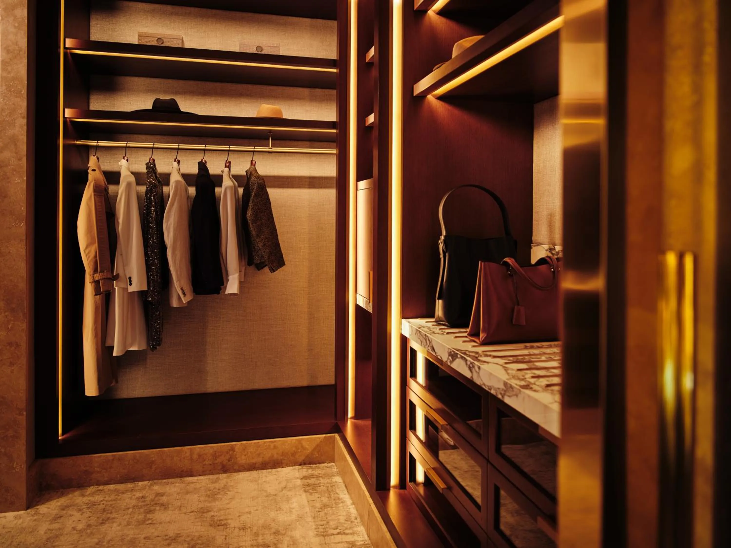 wardrobe in The Lana - Dorchester Collection