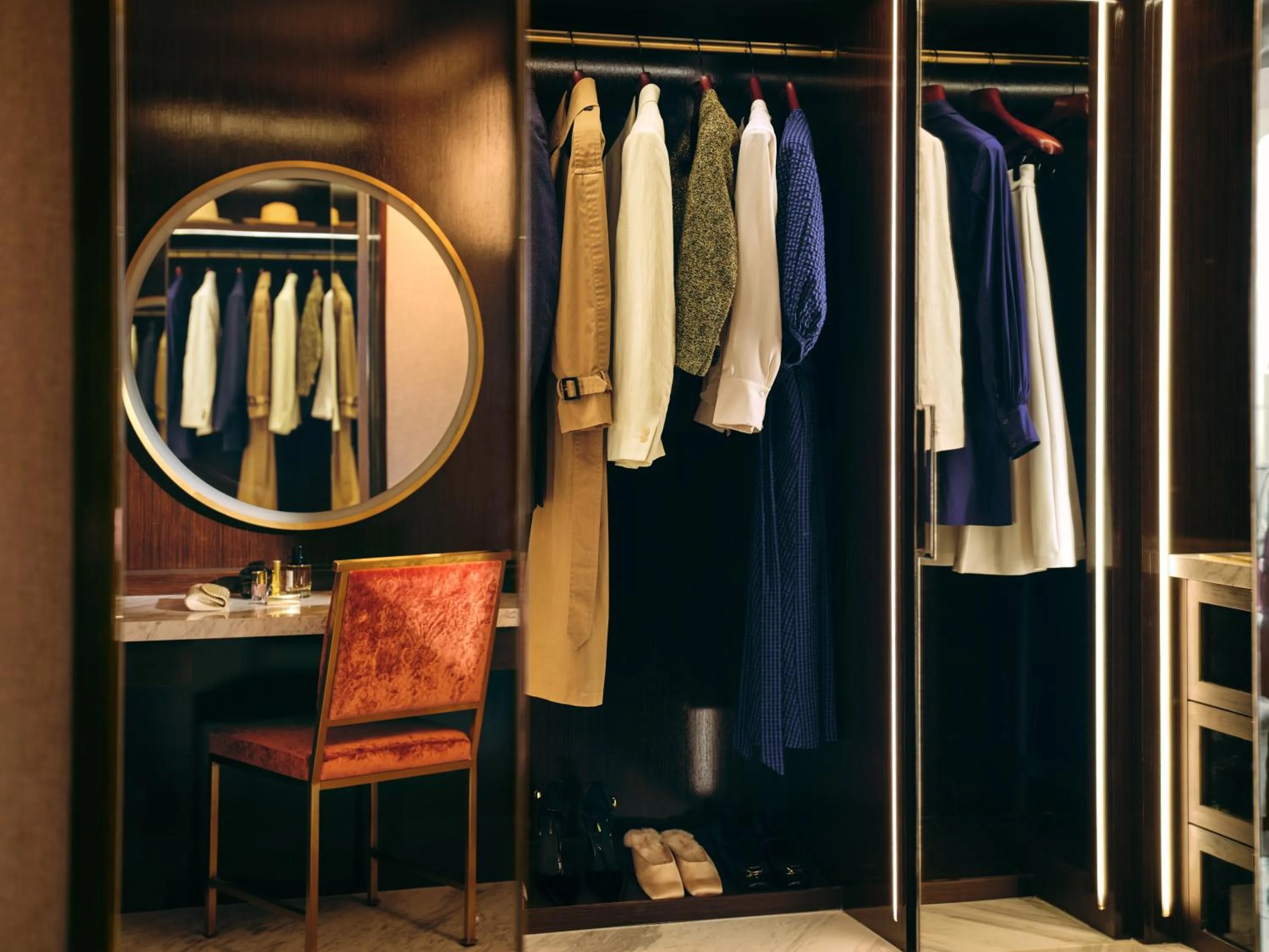 wardrobe in The Lana - Dorchester Collection