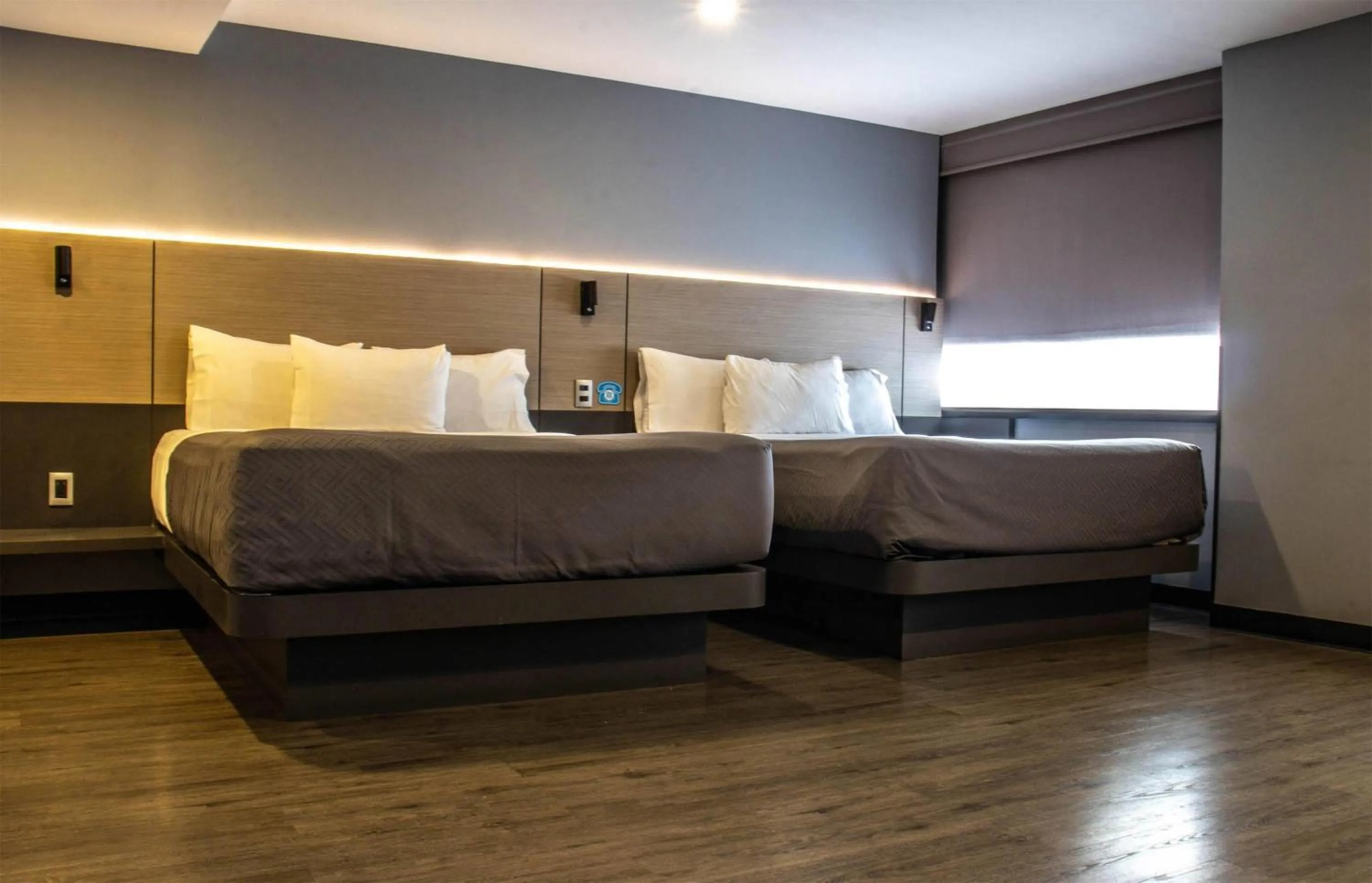 Photo of the whole room, Bed in Hotel MX aeropuerto CDMX, Trademark Collection by Wyndham
