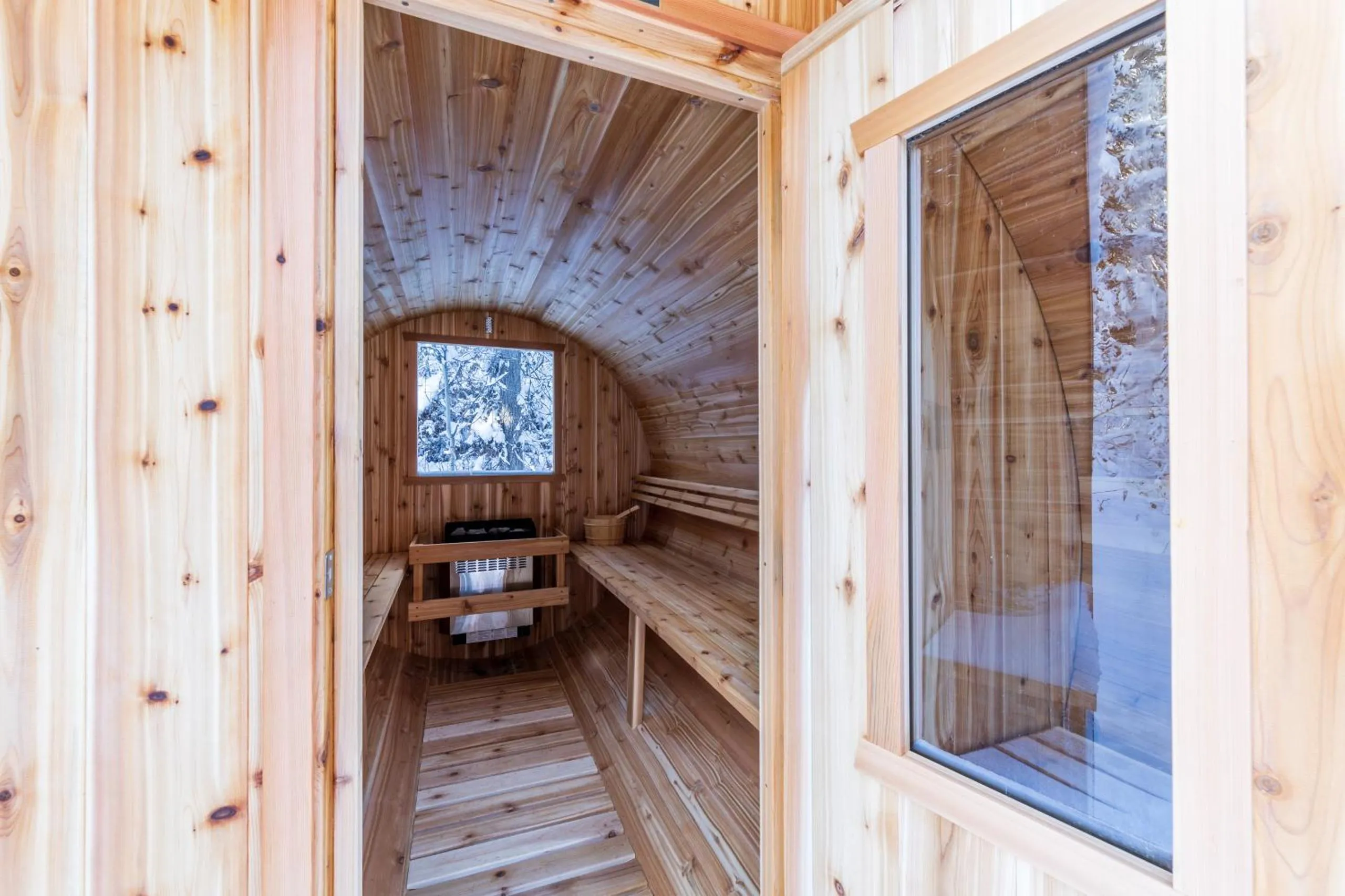 Sauna in Copper Horse Lodge