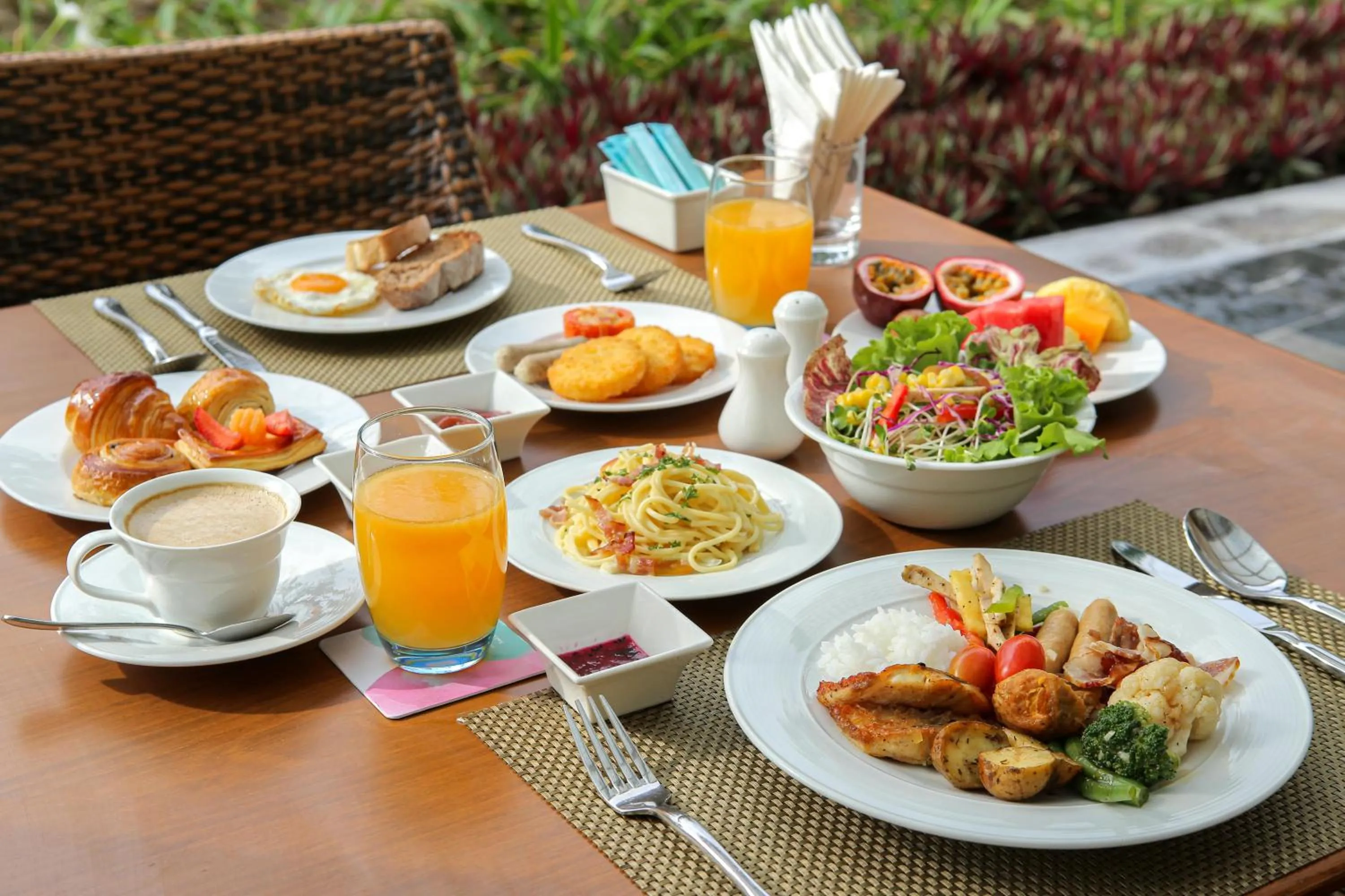 Buffet breakfast in Melia Danang Beach Resort