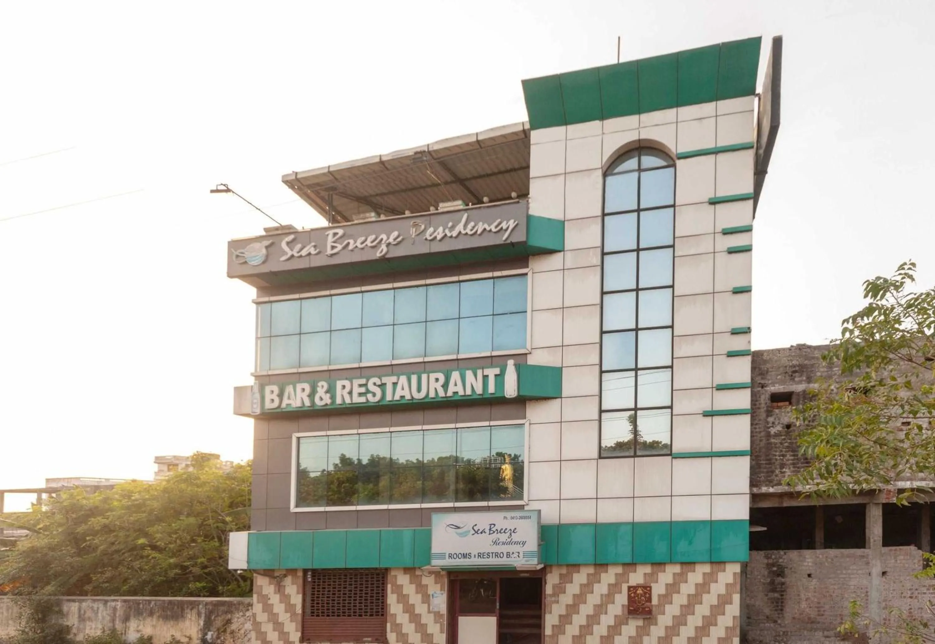 Facade/entrance in Hotel O Seabreeze Residency