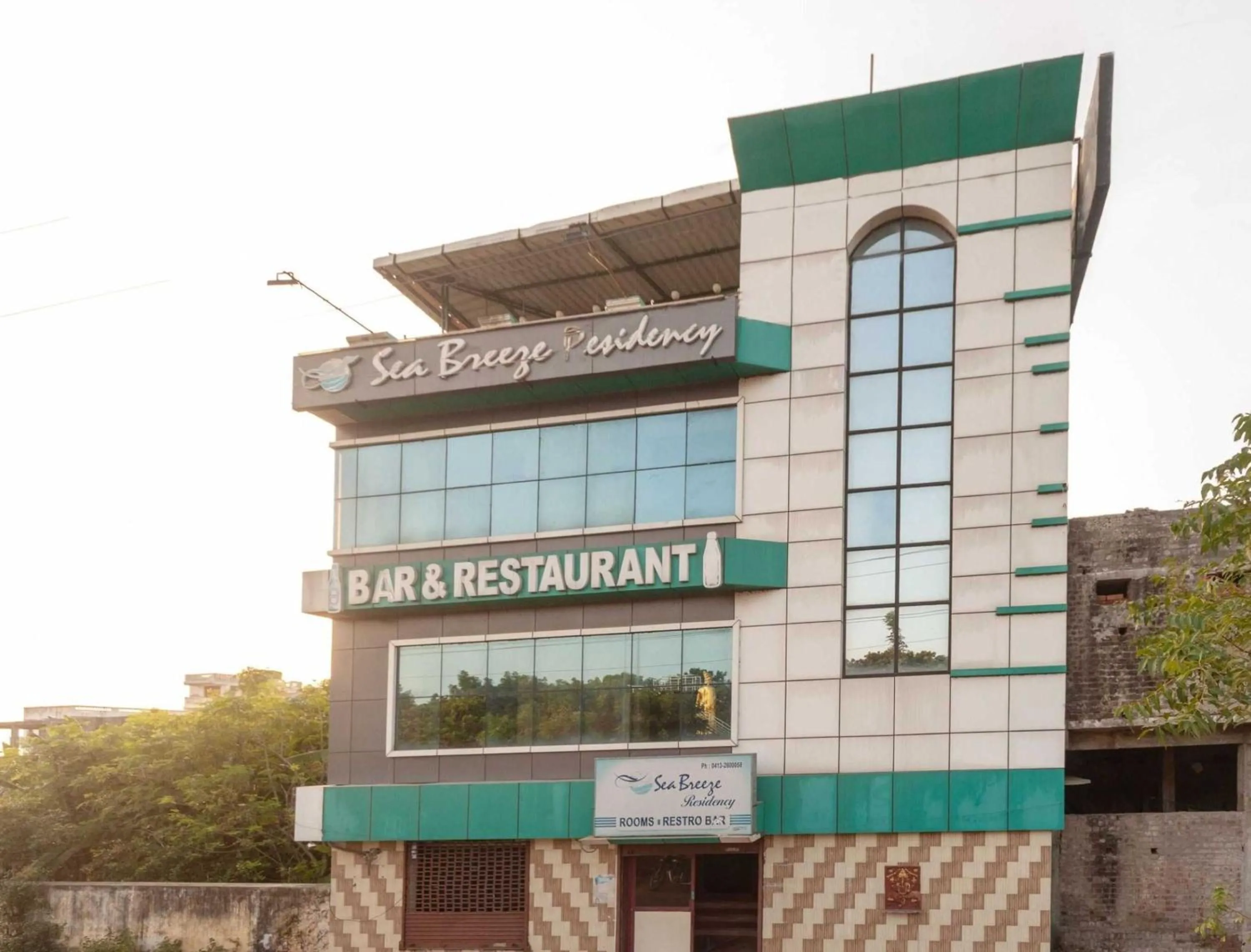 Facade/entrance in Hotel O Seabreeze Residency