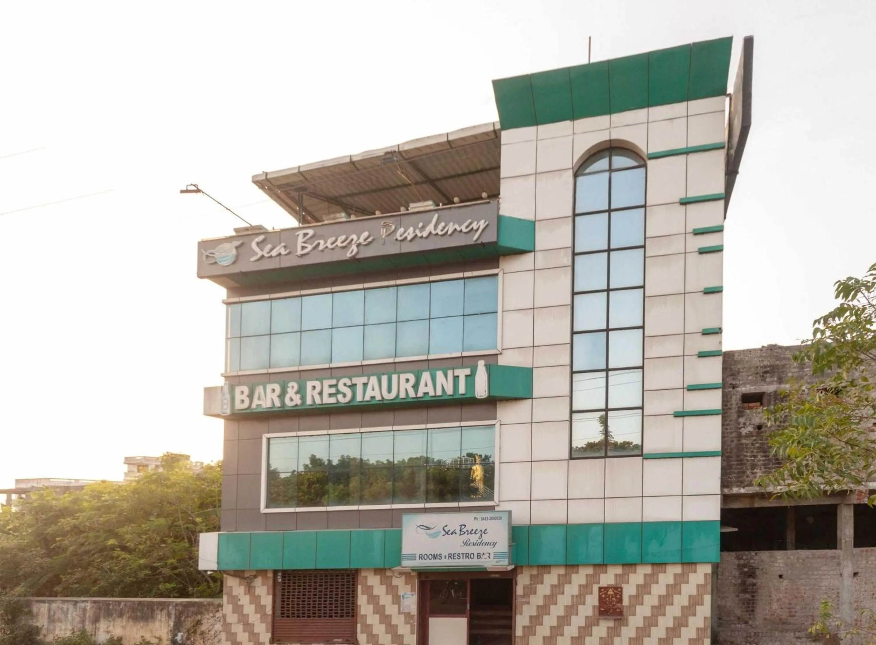 Facade/entrance in Hotel O Seabreeze Residency