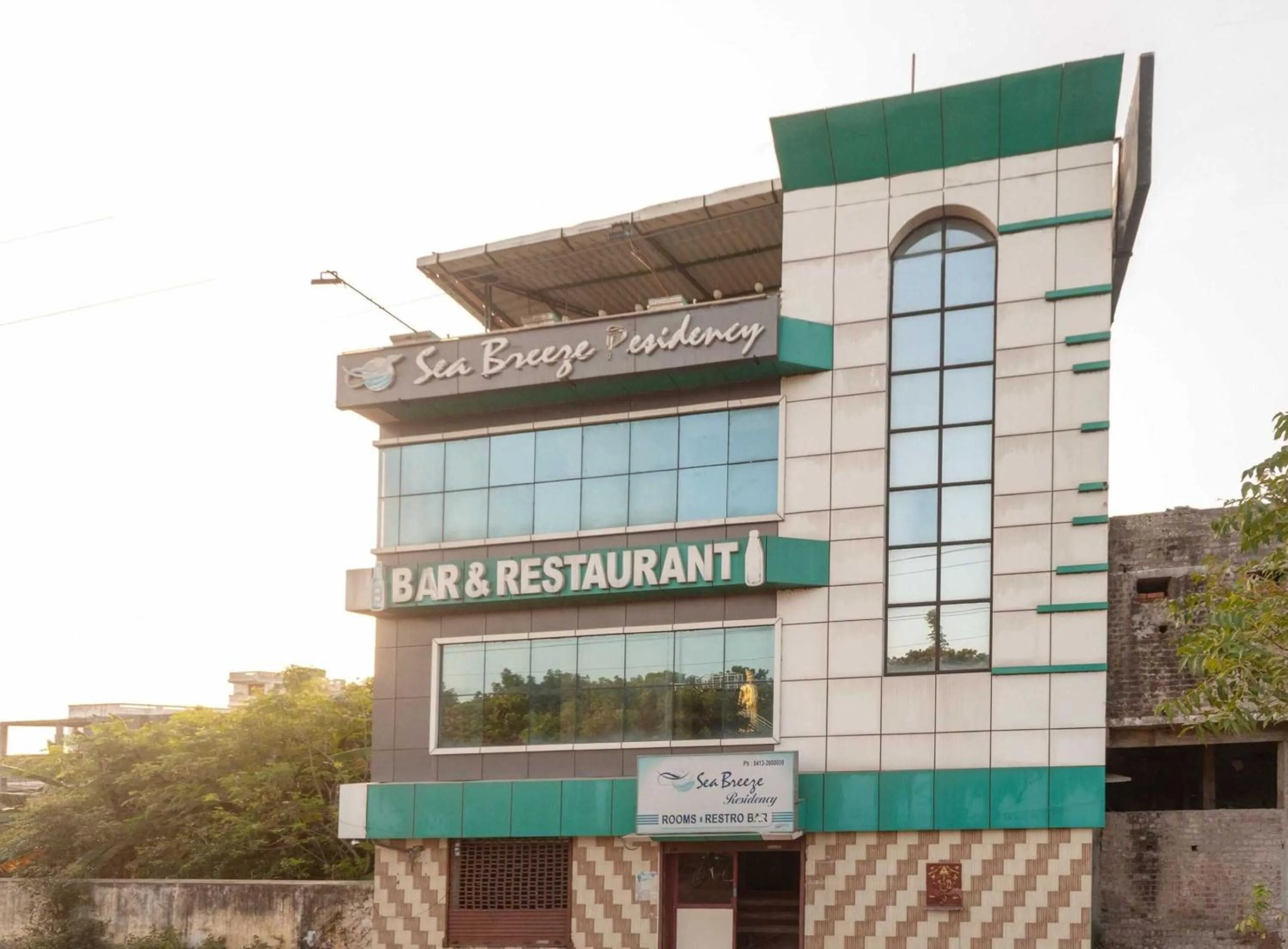 Facade/entrance in Hotel O Seabreeze Residency