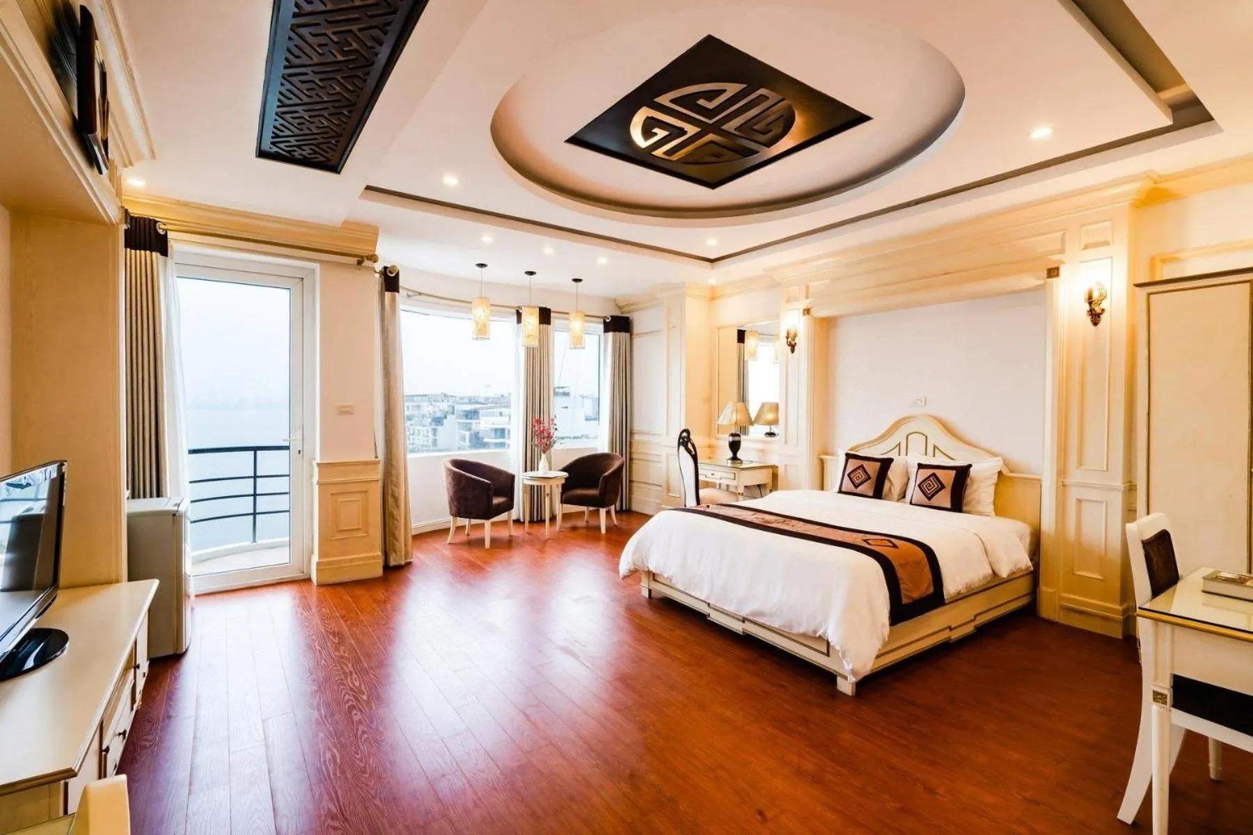 Bed in Wild Lotus Hotel Apartment 2