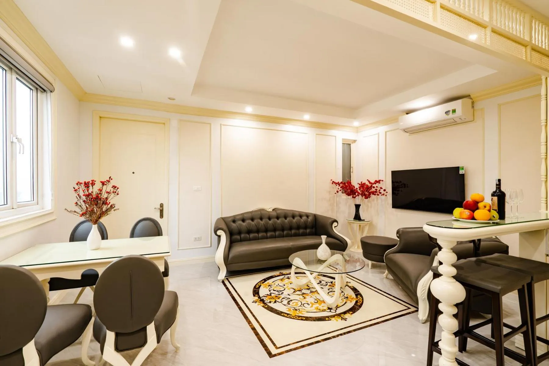 Living room in Wild Lotus Hotel Apartment 2