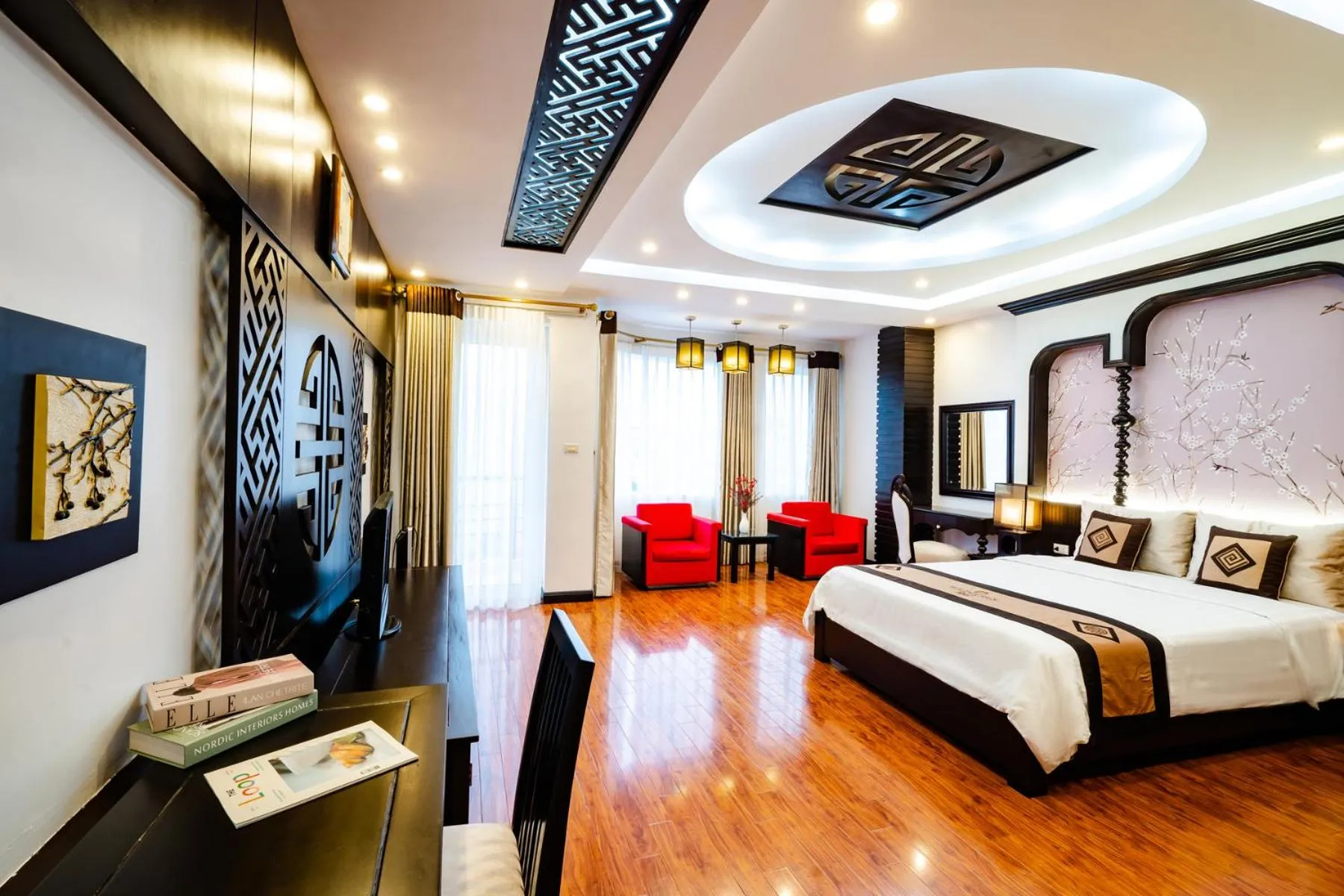 Bed in Wild Lotus Hotel Apartment 2