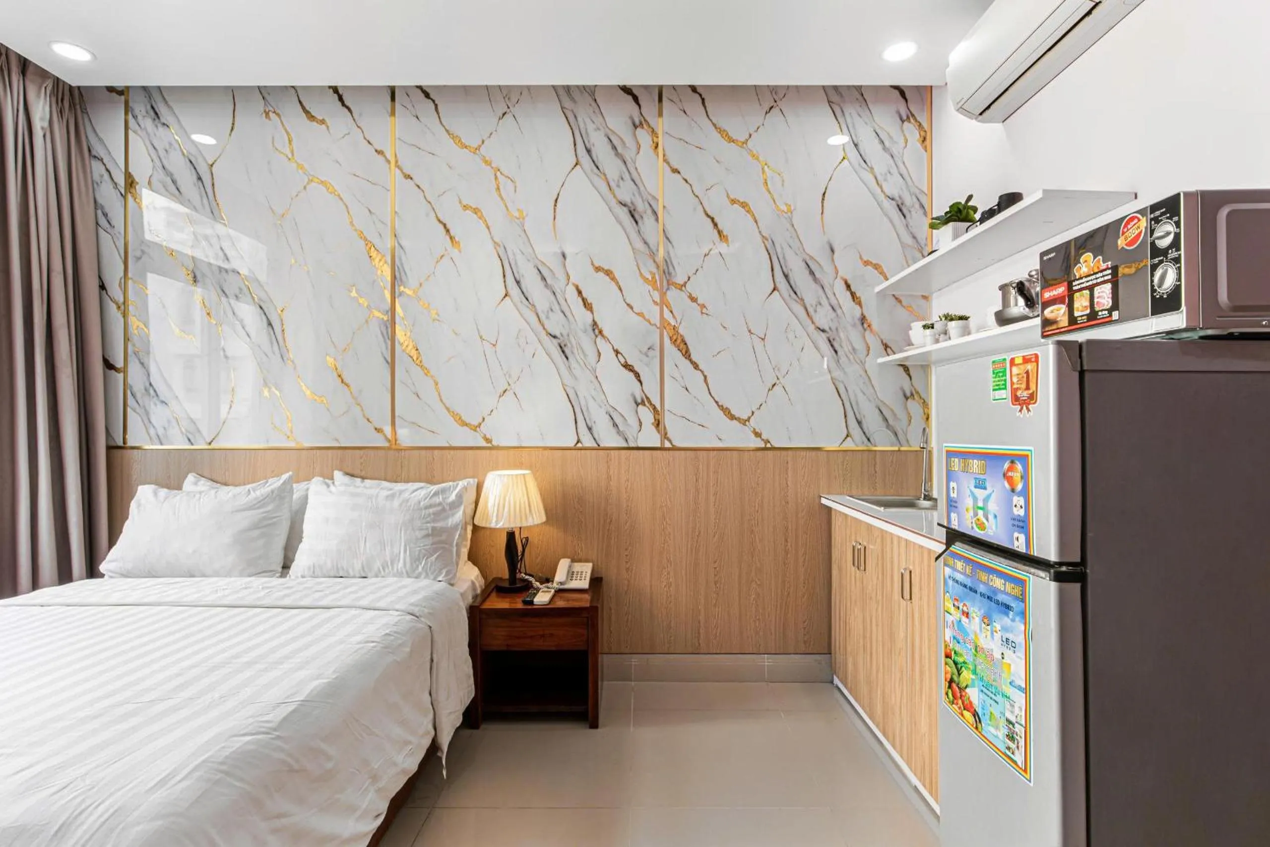 Bed in Kiên Cường 2 Hotel