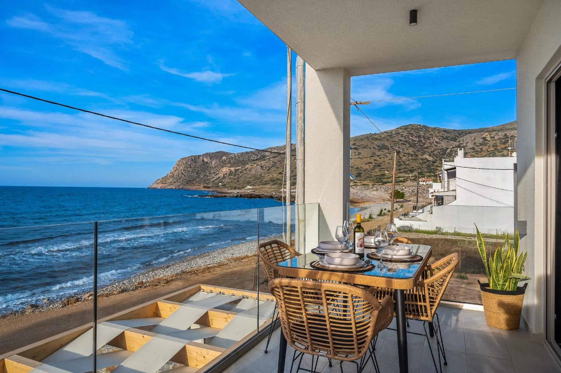 Natural landscape in Milatos Seaside Suites
