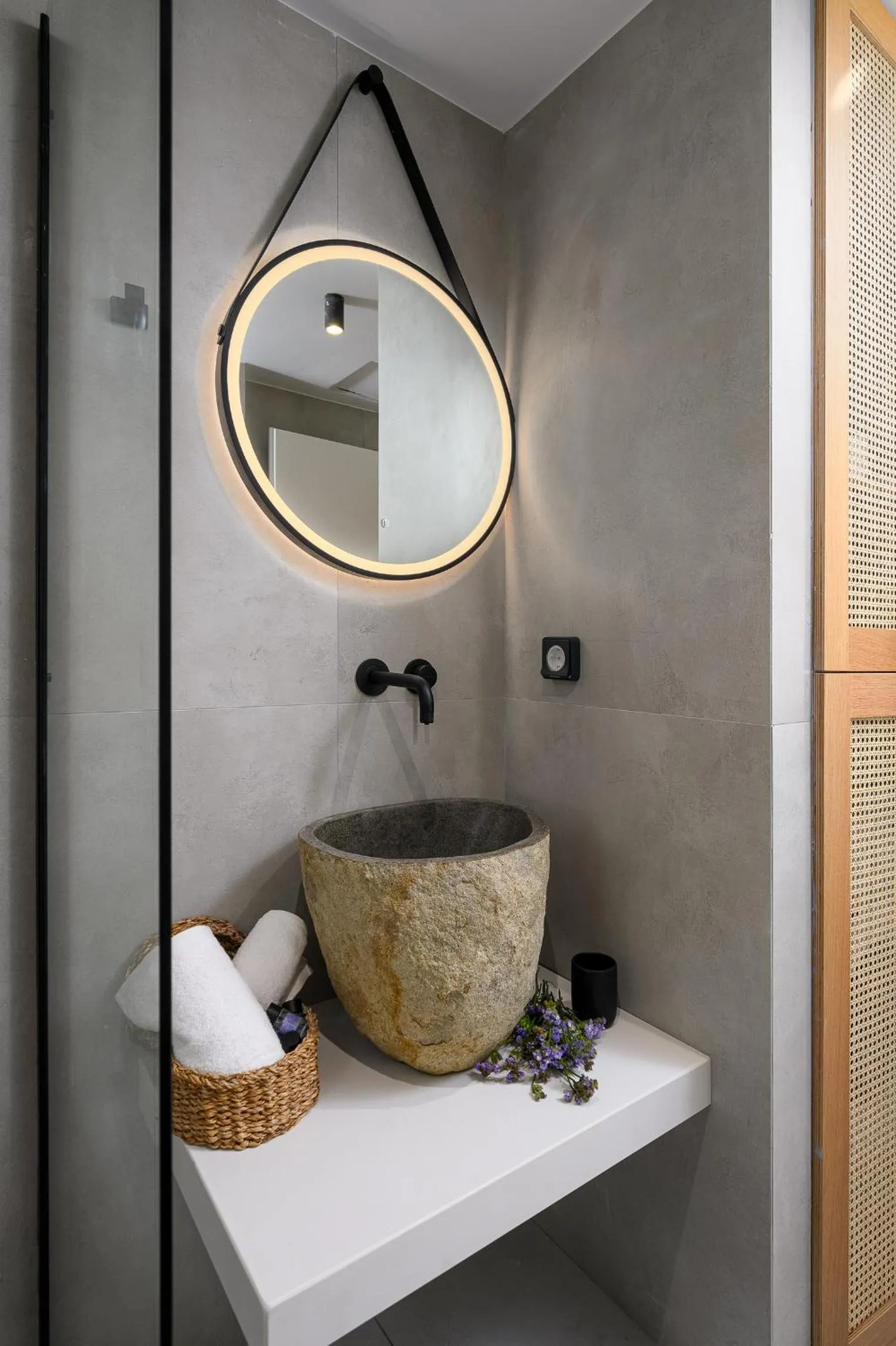 Bathroom in Milatos Seaside Suites