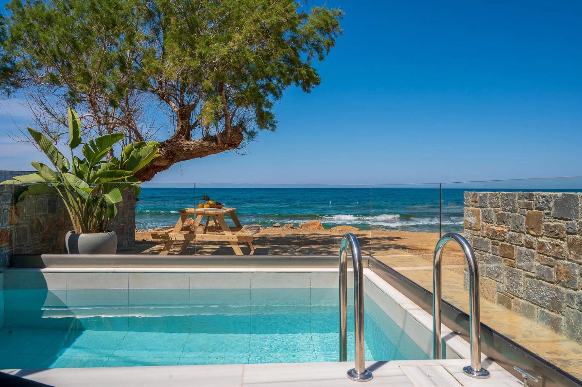 Natural landscape in Milatos Seaside Suites