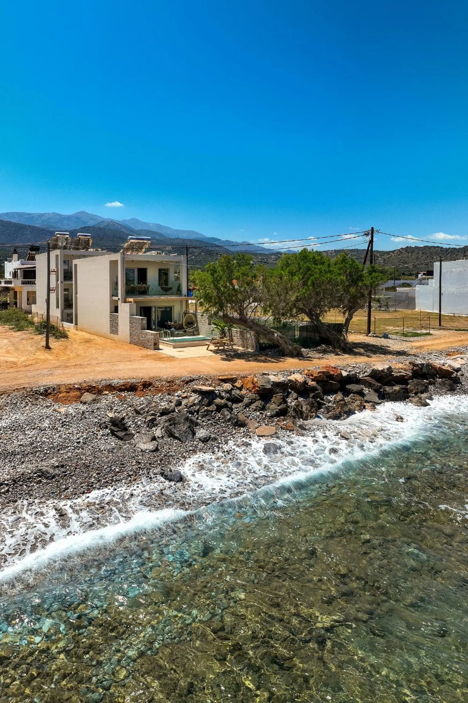 Natural landscape in Milatos Seaside Suites