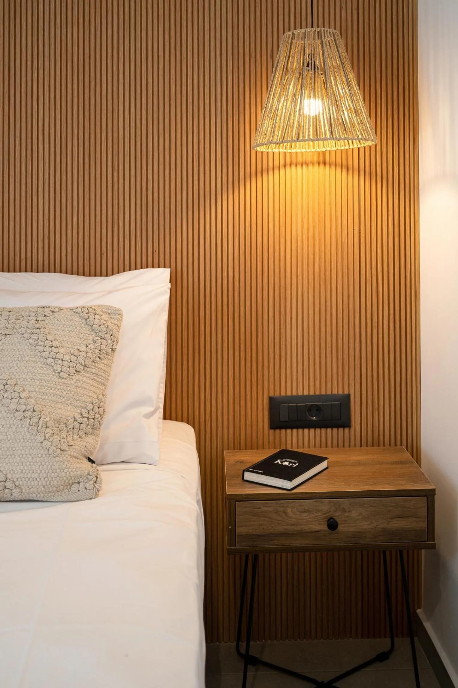 Bed in Milatos Seaside Suites