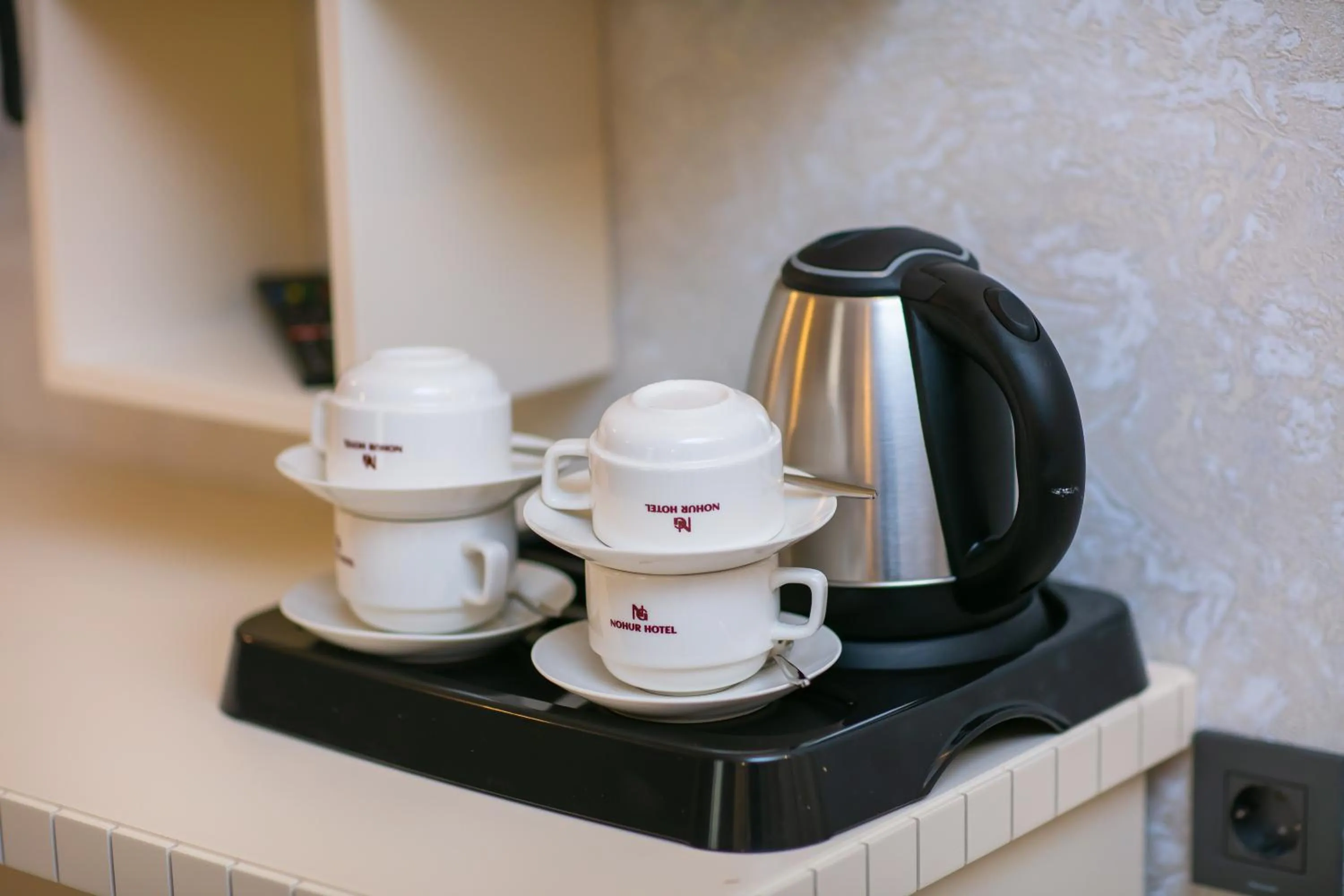 Coffee/tea facilities in Nohur Hotel Gabala
