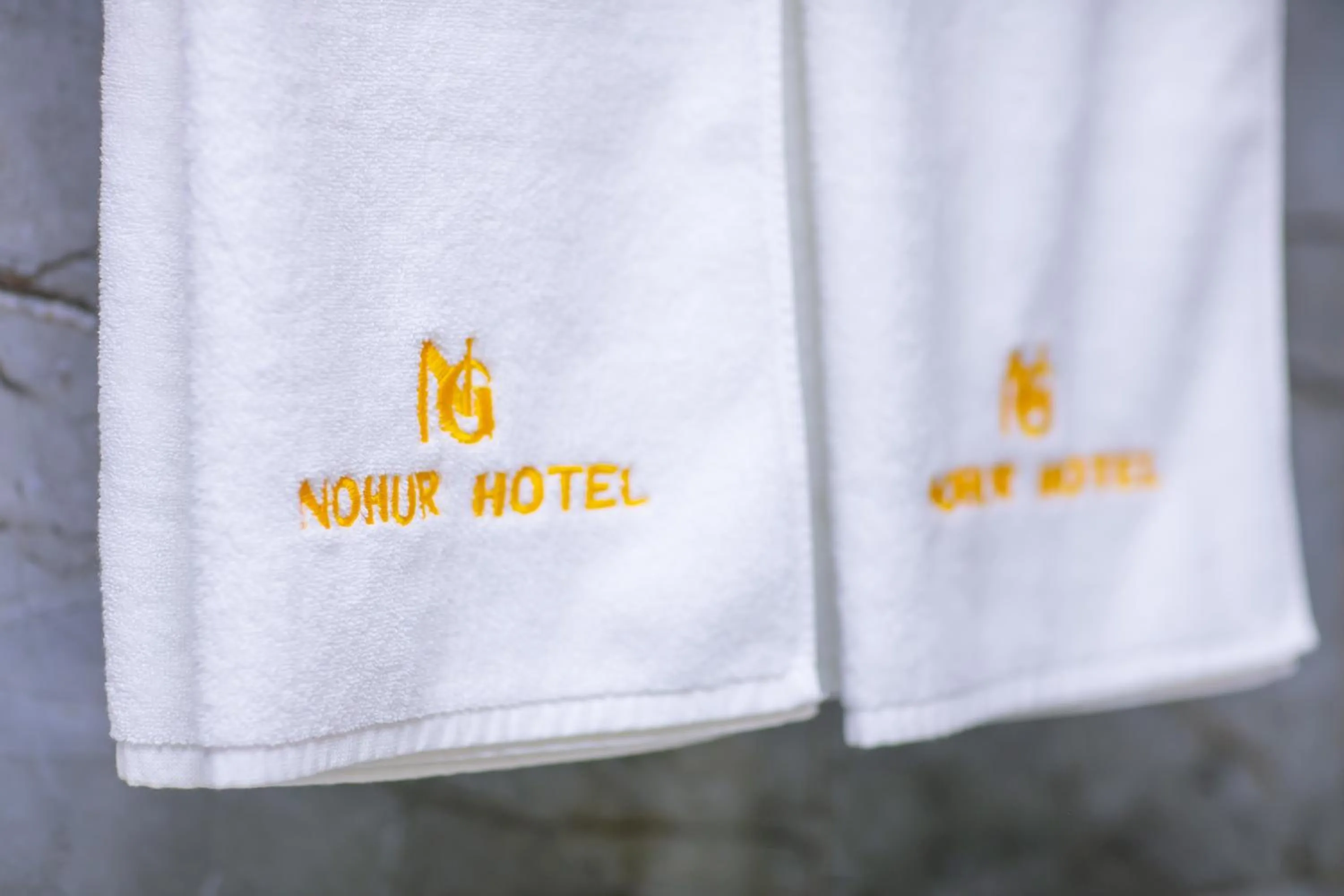 towels in Nohur Hotel Gabala