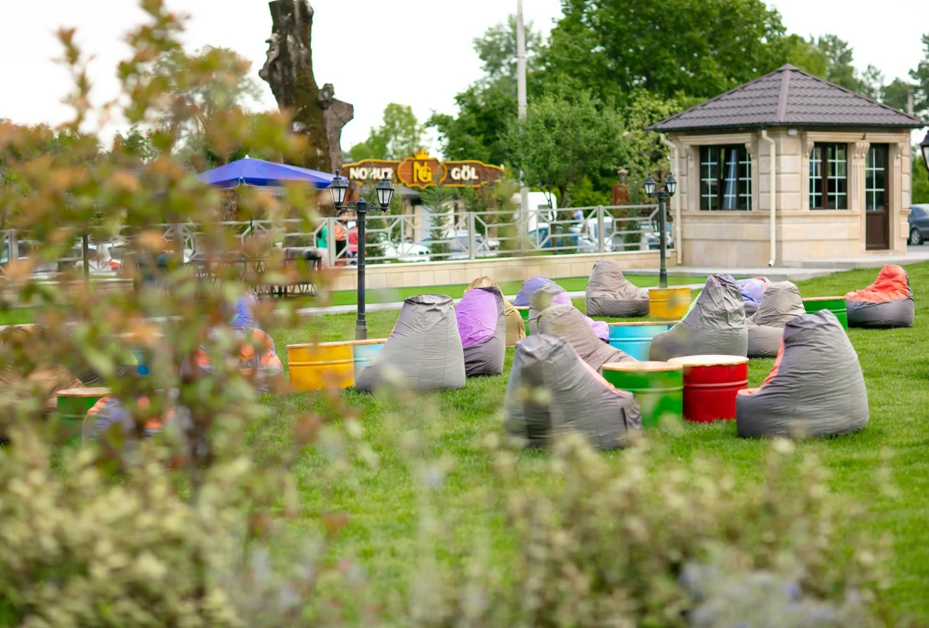 Garden in Nohur Hotel Gabala