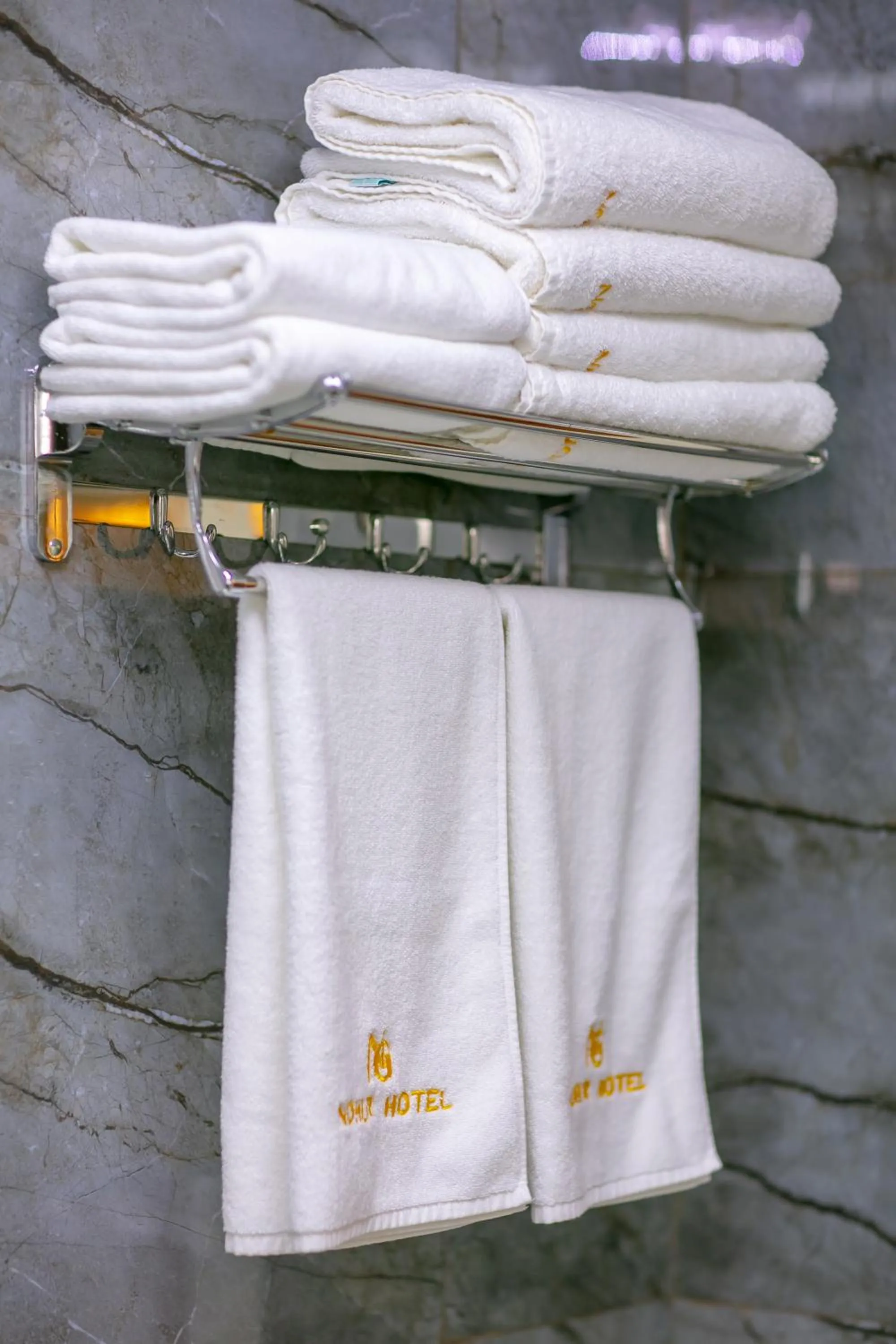 towels in Nohur Hotel Gabala