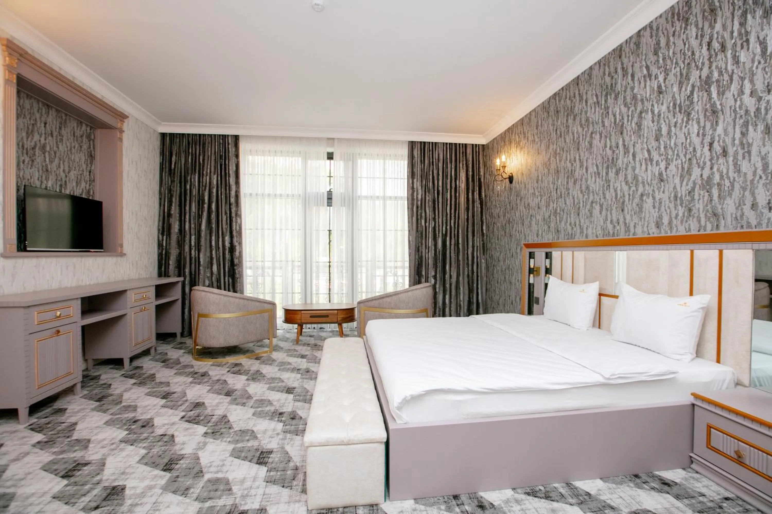 Bedroom, Bed in Nohur Hotel Gabala