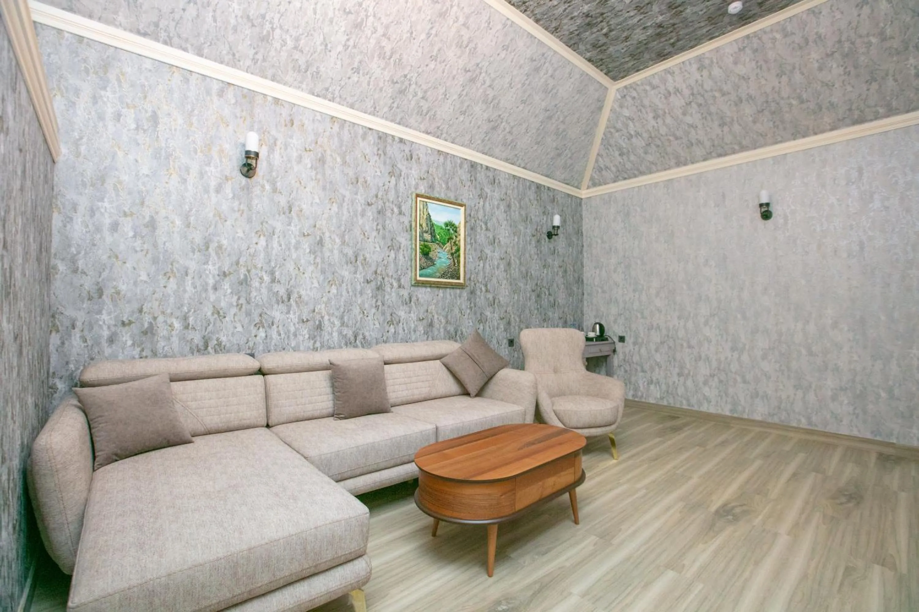 Living room in Nohur Hotel Gabala