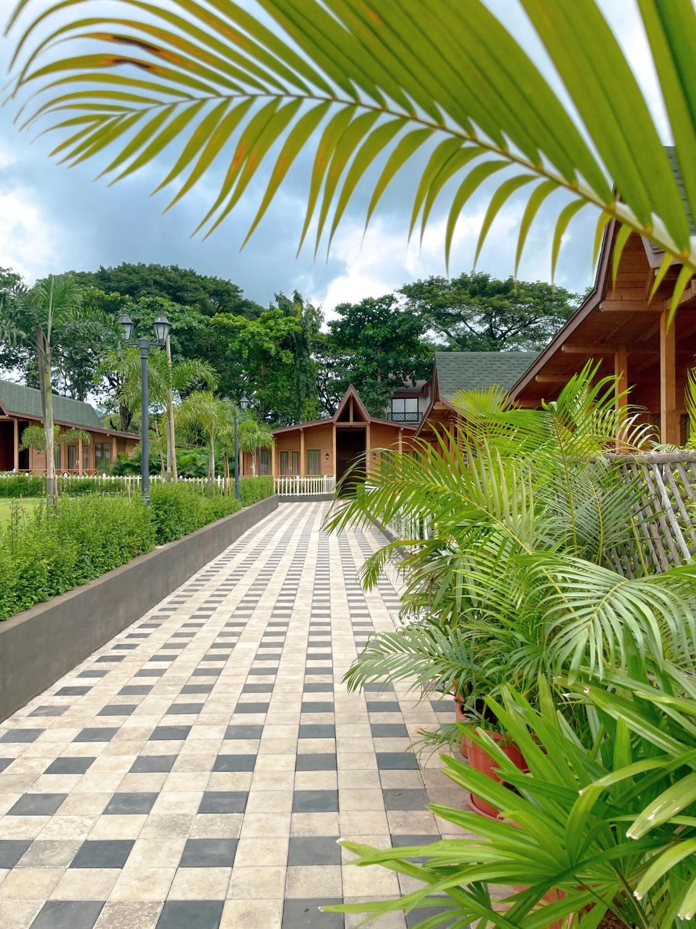 Garden view in Villament Zinc Journey By The Fern, Karjat