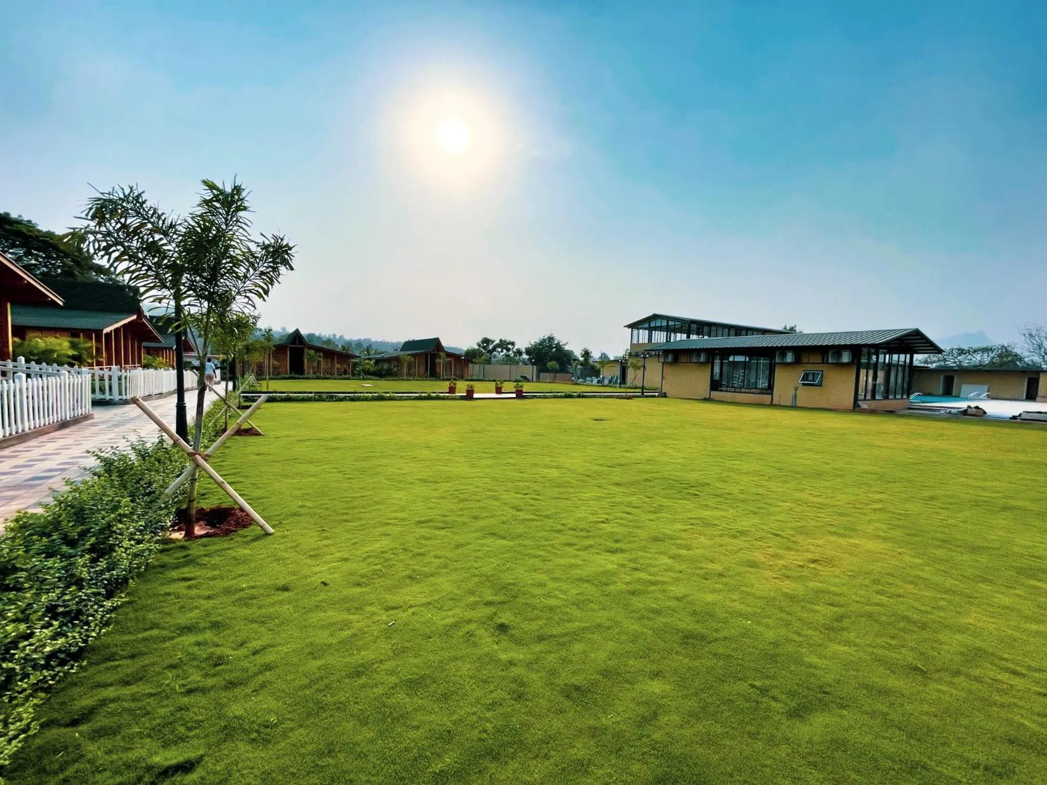 Garden in Villament Zinc Journey By The Fern, Karjat