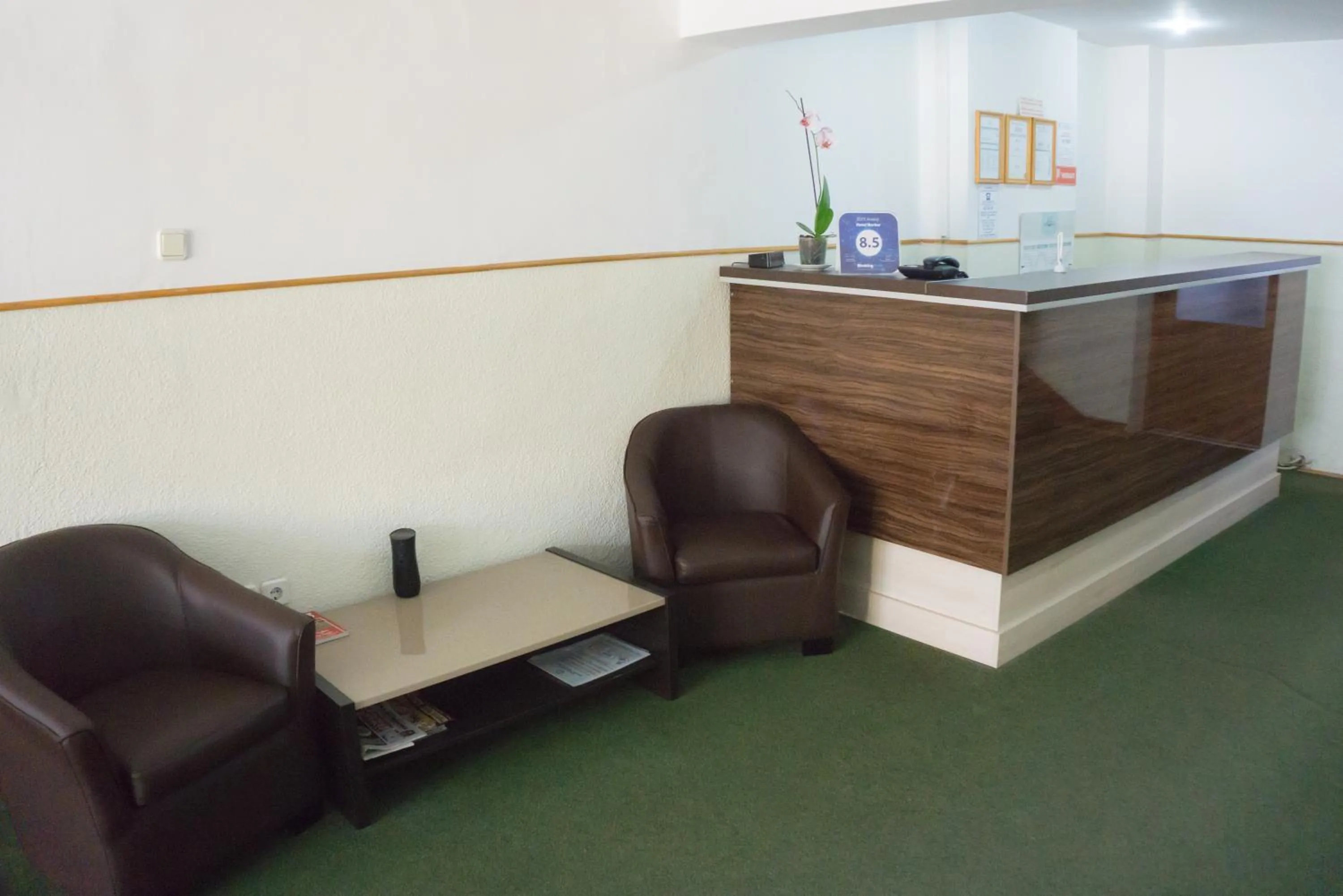 Lobby or reception in Hotel Merkur