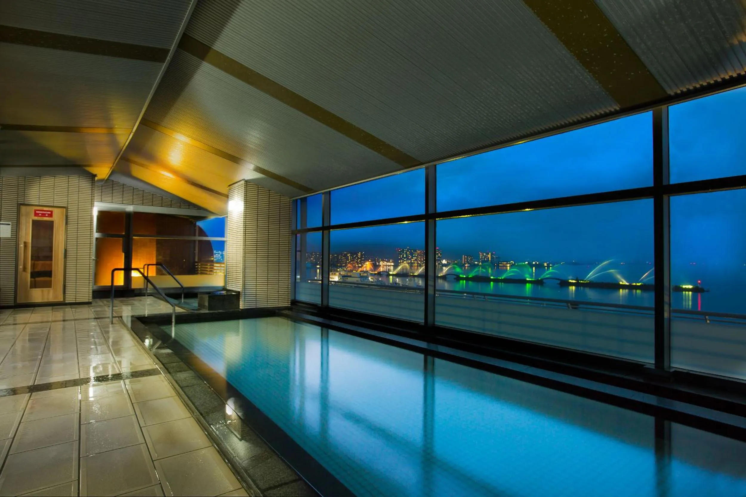 Hot Spring Bath in Biwako Hotel