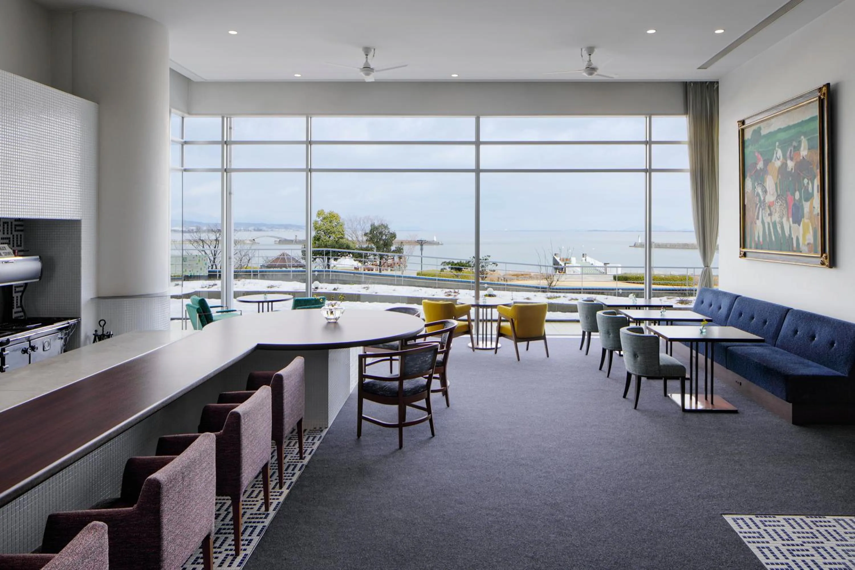 Lounge or bar in Biwako Hotel