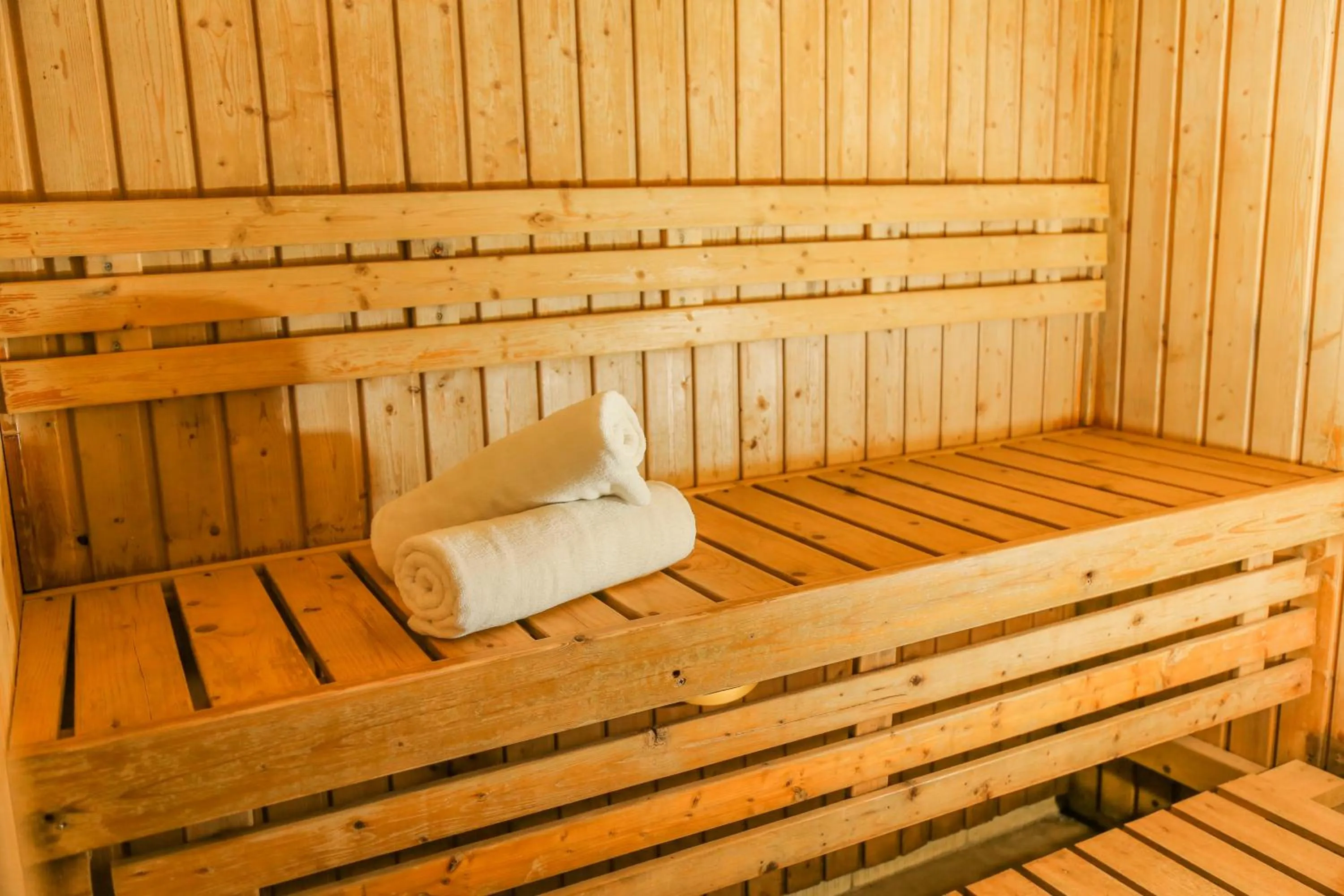 Sauna in Pacific Bay Grand Suites