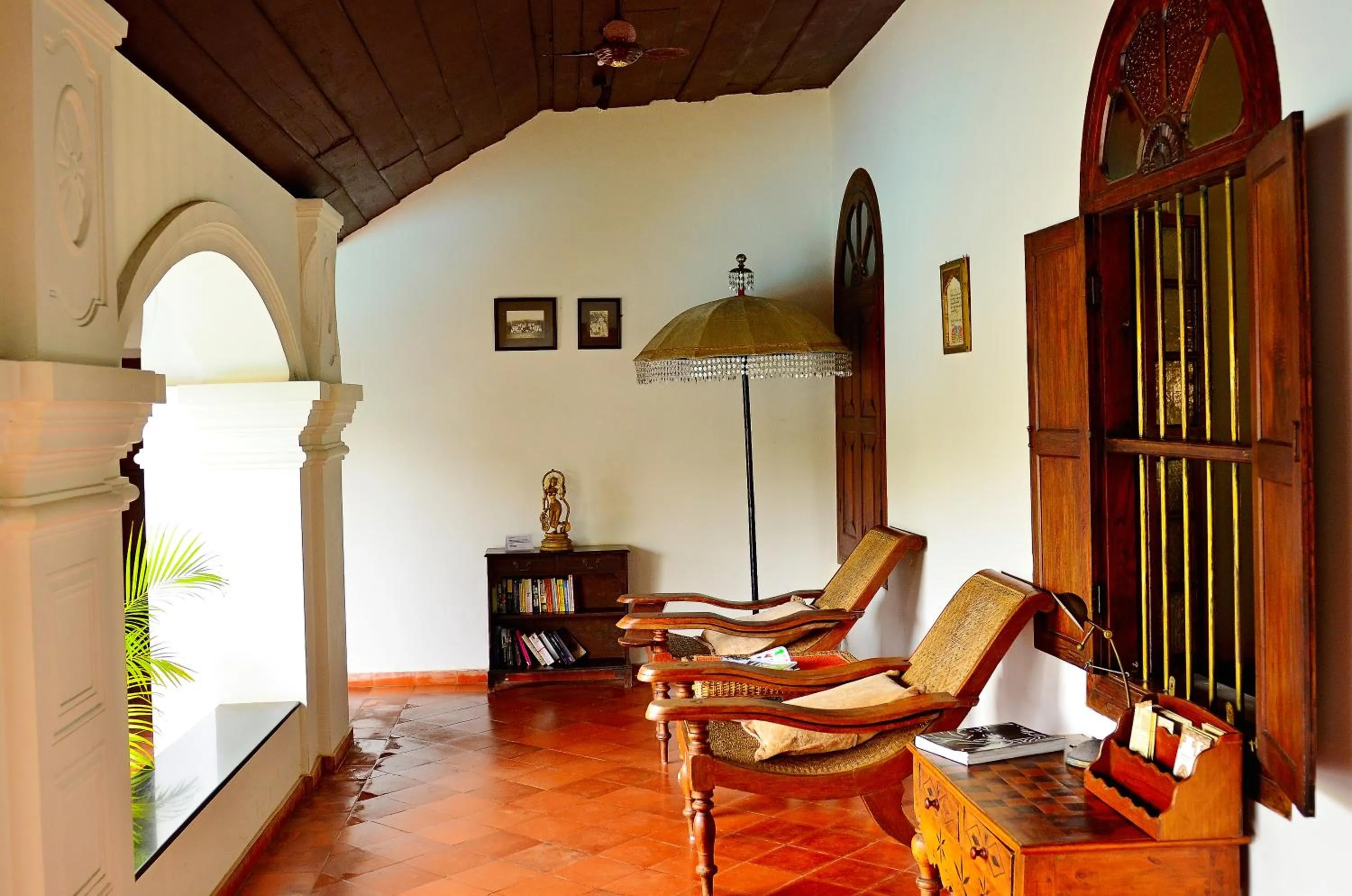 Balcony/Terrace in Raheem Heritage Beach Resort Since 1868