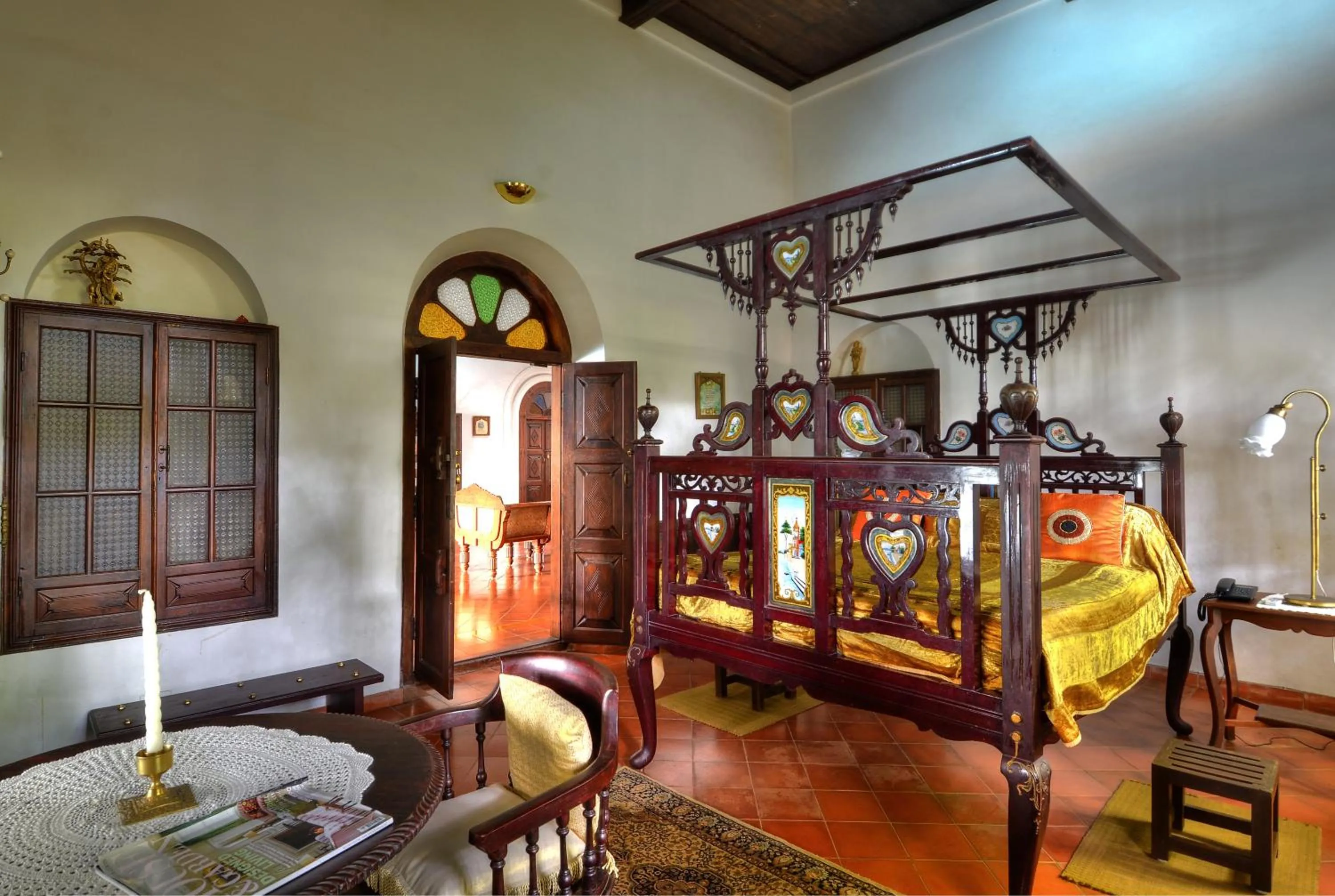 Bedroom in Raheem Heritage Beach Resort Since 1868