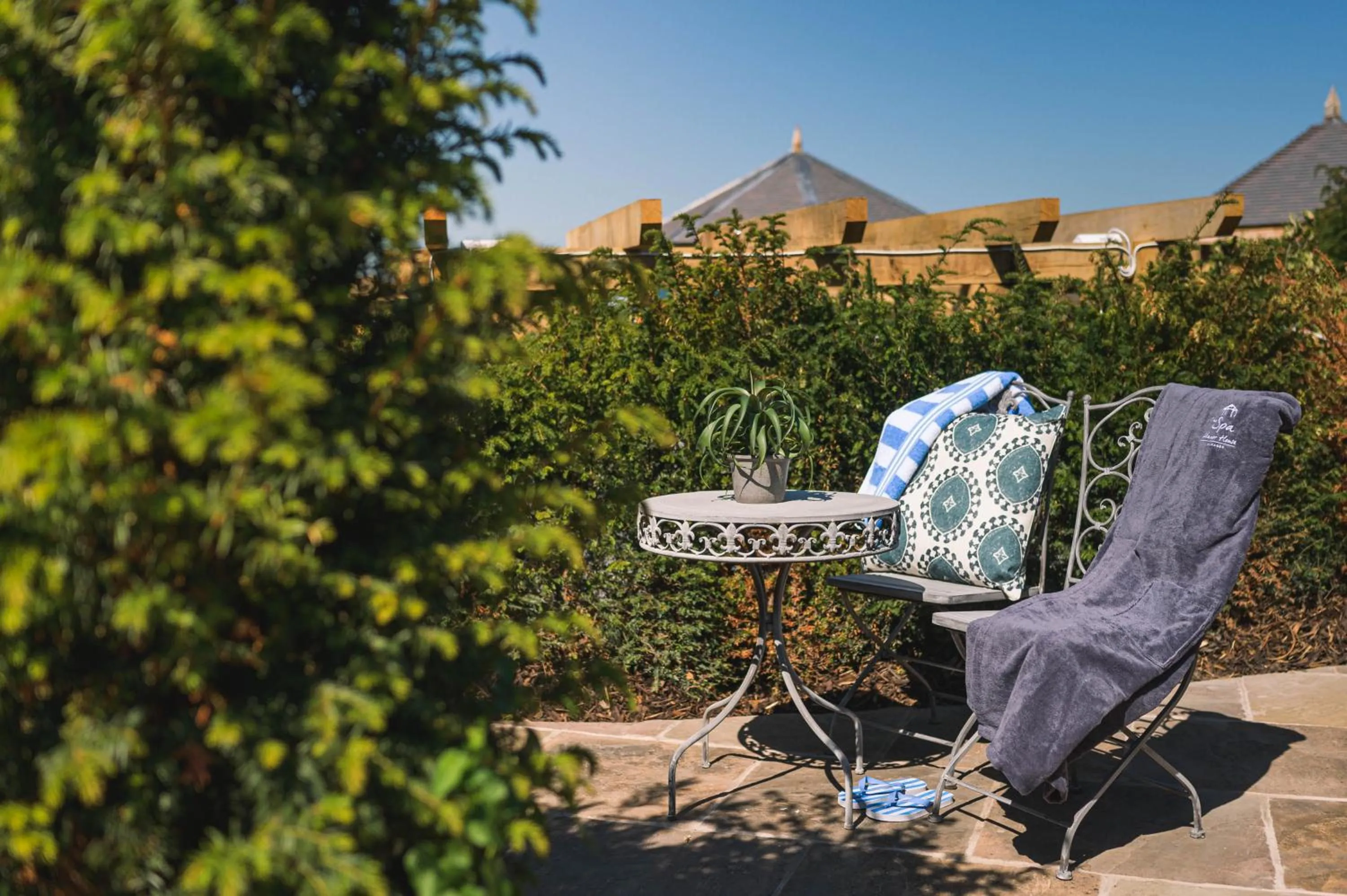 Garden view in Manor House Hotel & Spa, Alsager