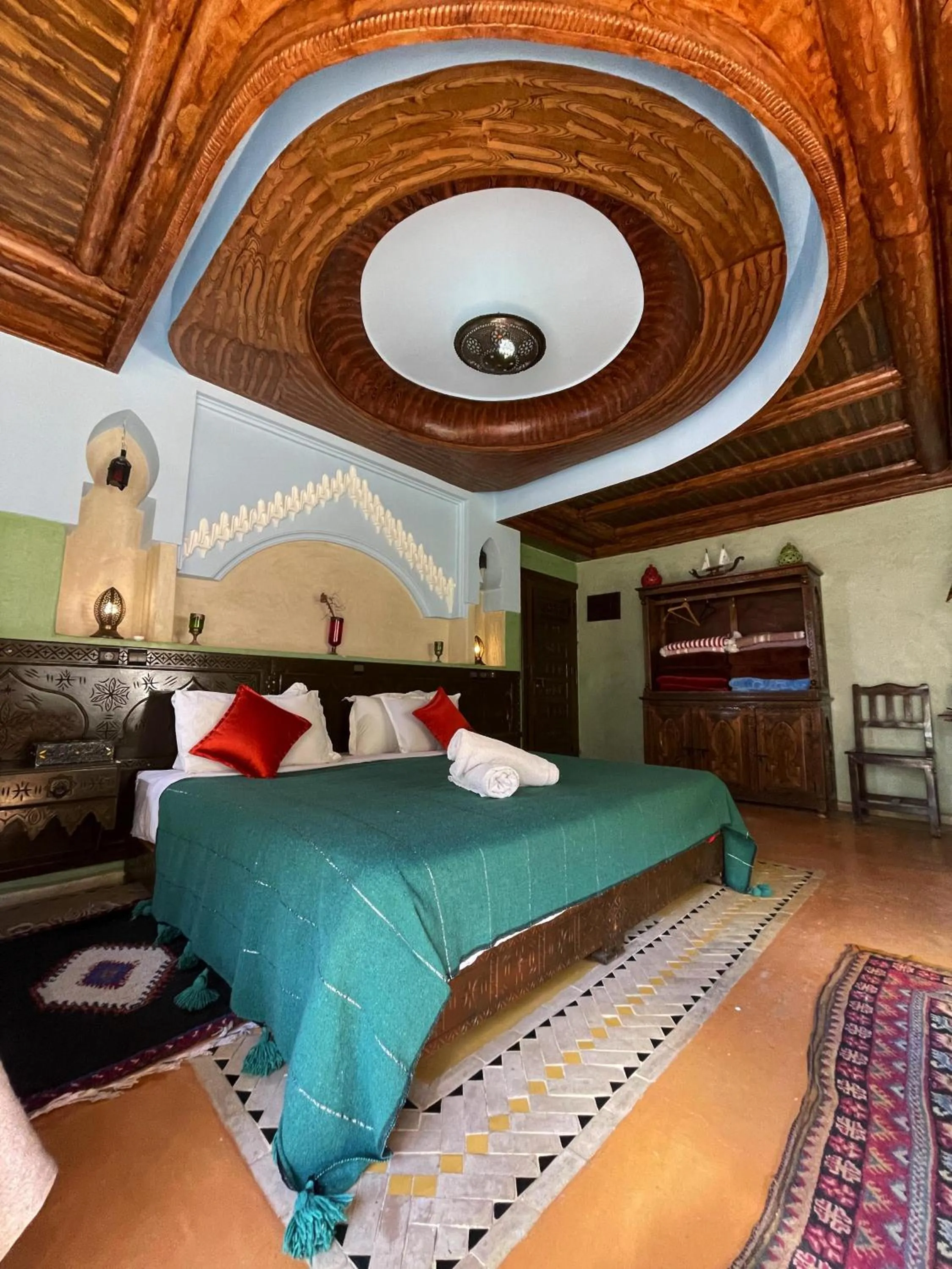 Bed in Riad Jnane Imlil