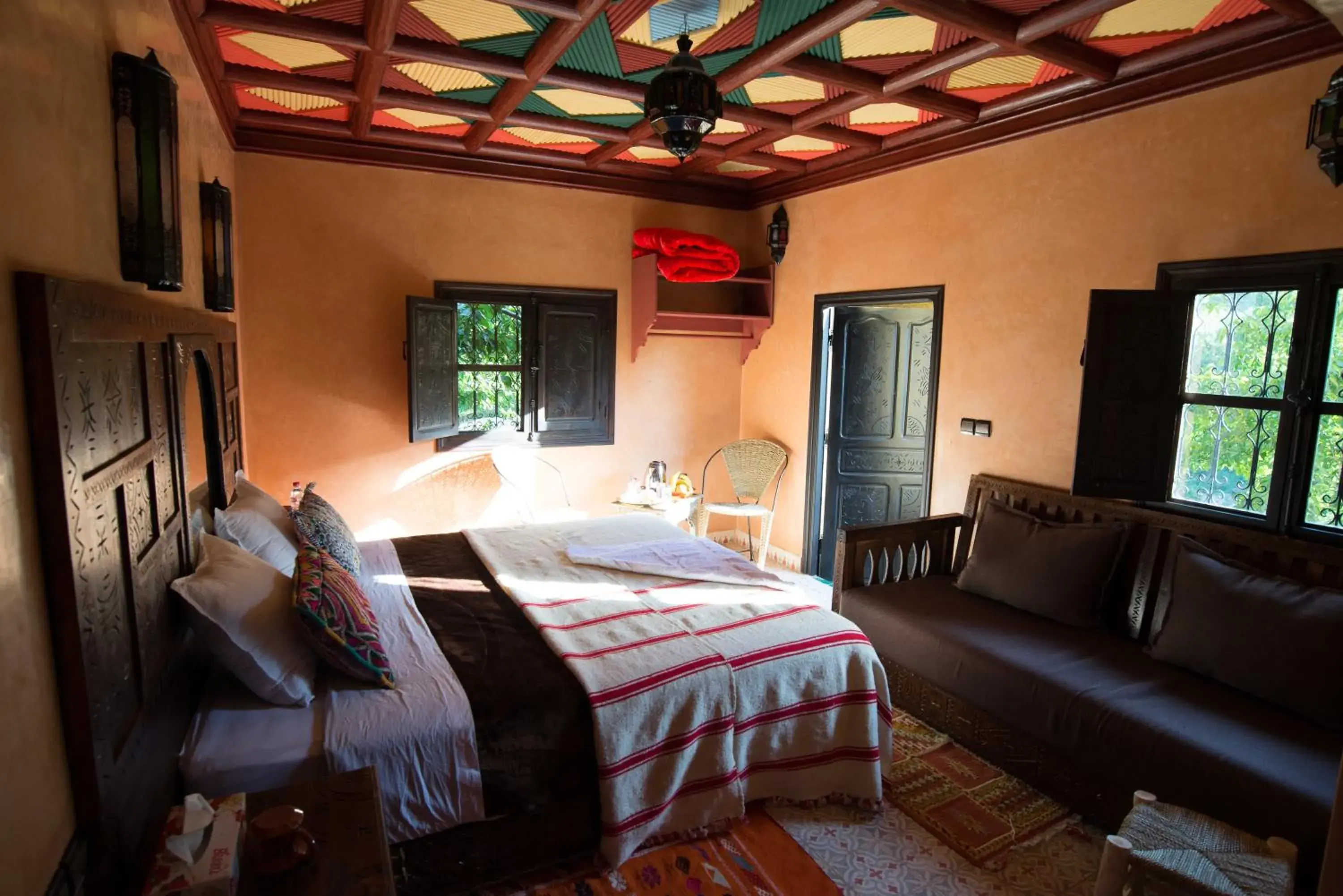 Double or Twin Room with Balcony in Riad Jnane Imlil Double or Twin Room with Balcony in Riad Jnane Imlil
