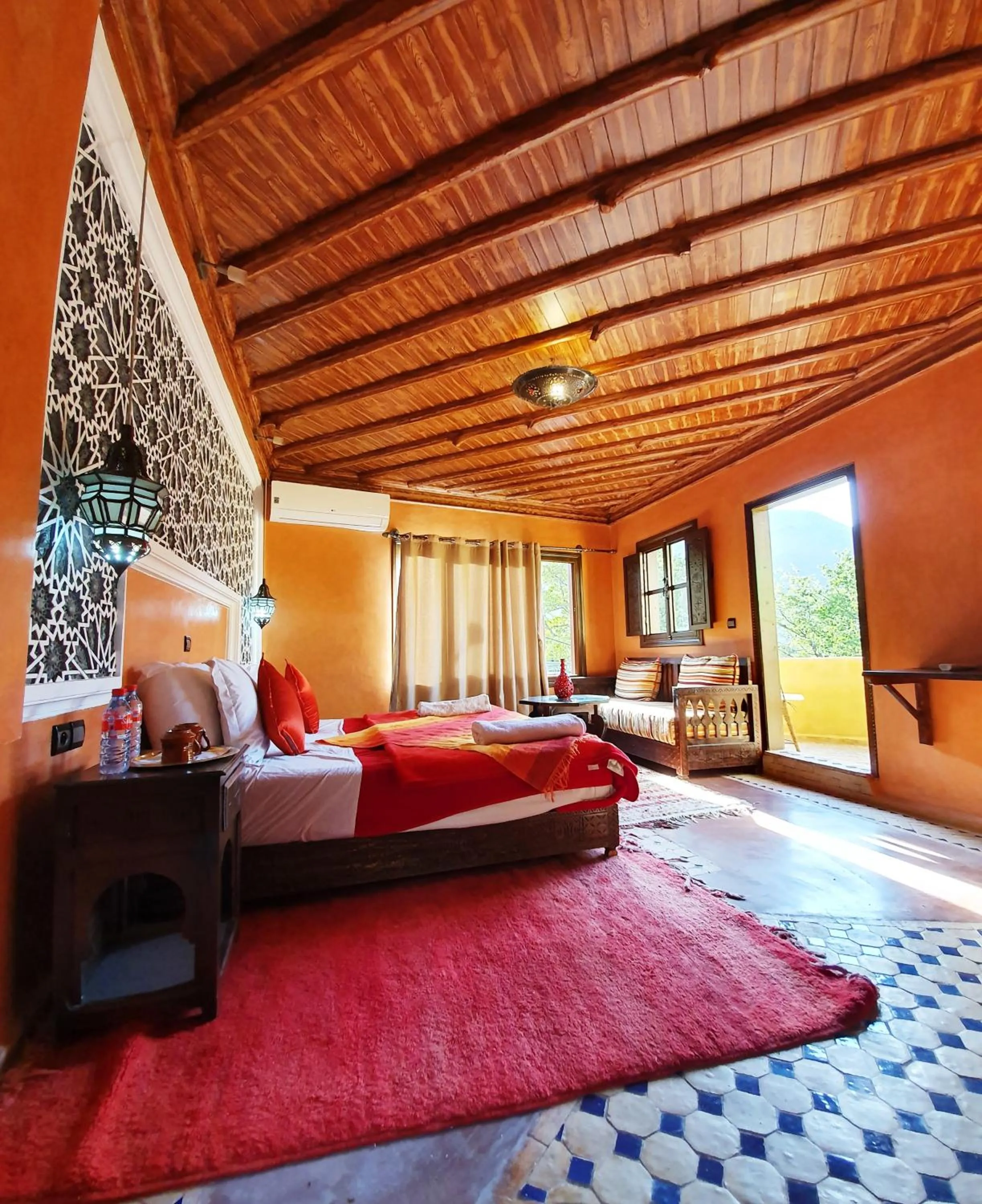 Bedroom, Bed in Riad Jnane Imlil