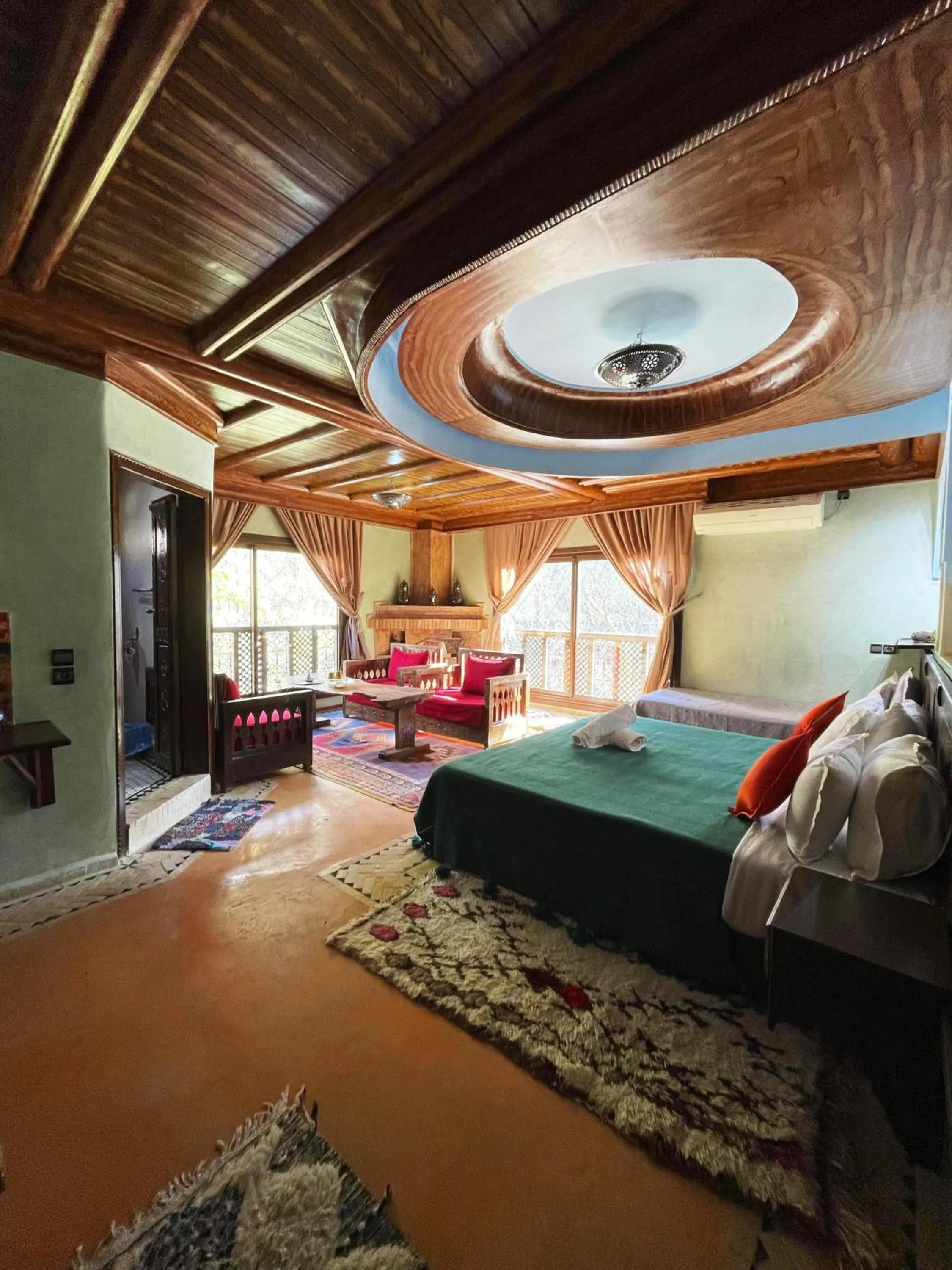 Bed in Riad Jnane Imlil