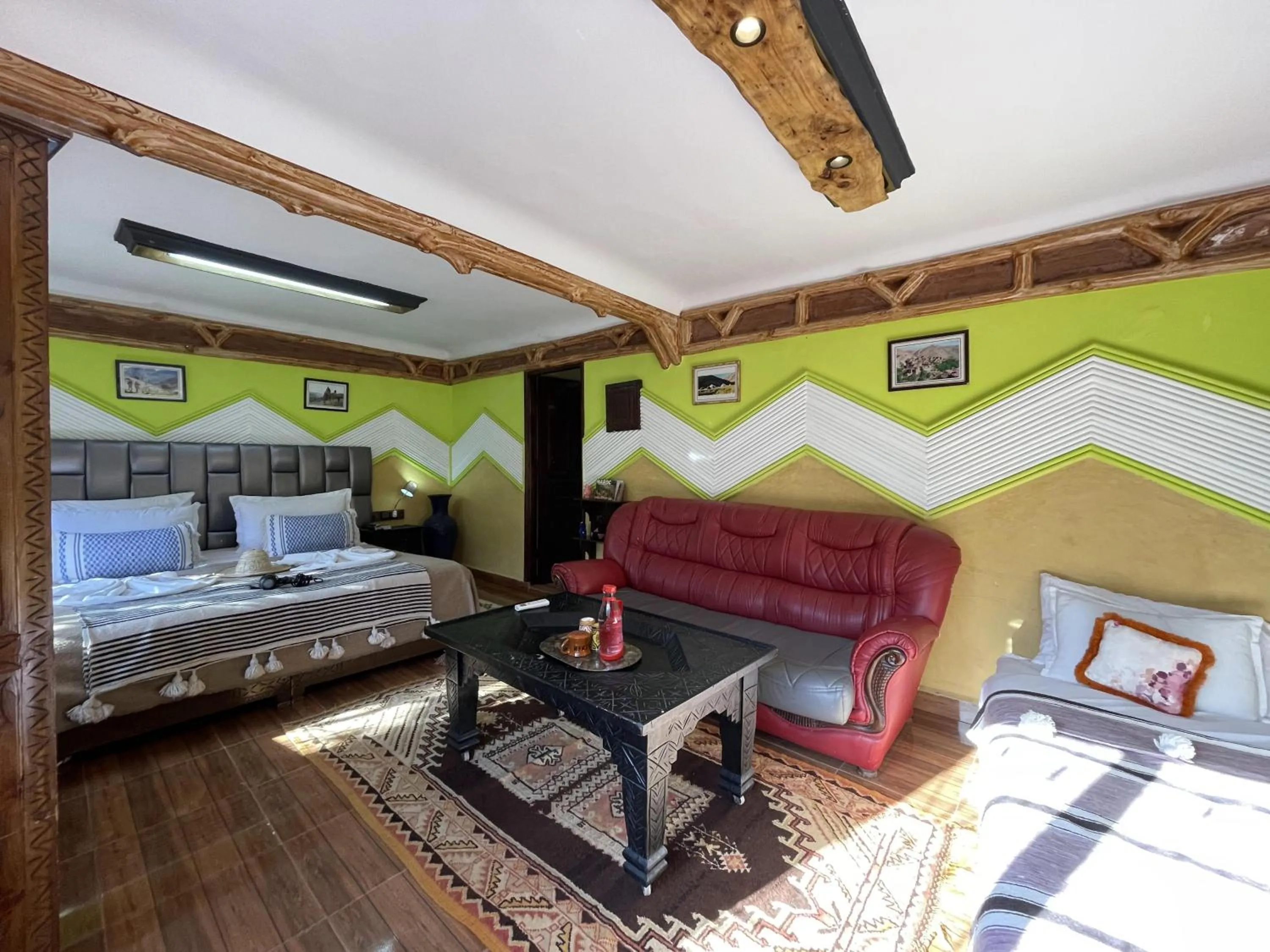 Living room in Riad Jnane Imlil