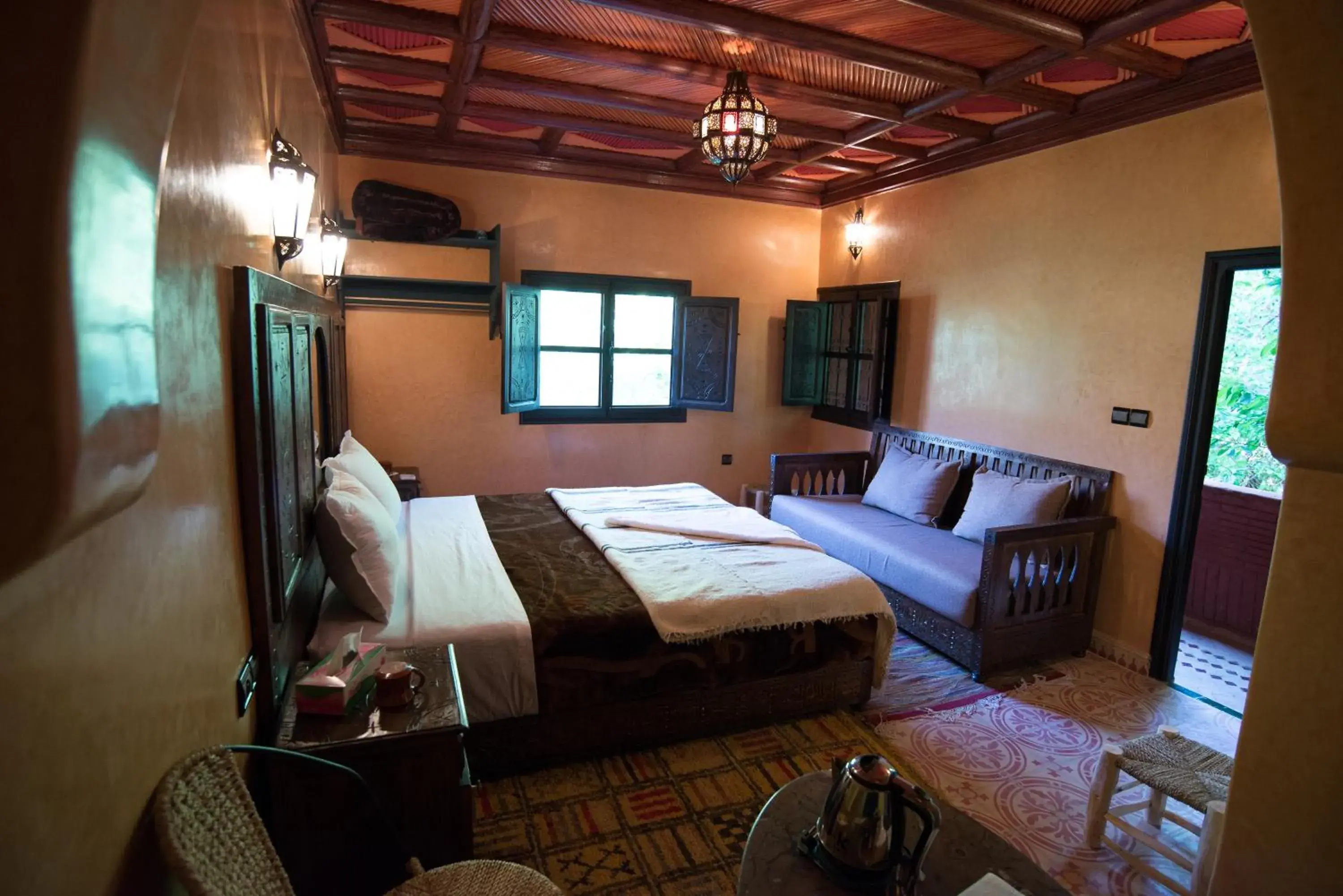 Double or Twin Room with Balcony in Riad Jnane Imlil Double or Twin Room with Balcony in Riad Jnane Imlil