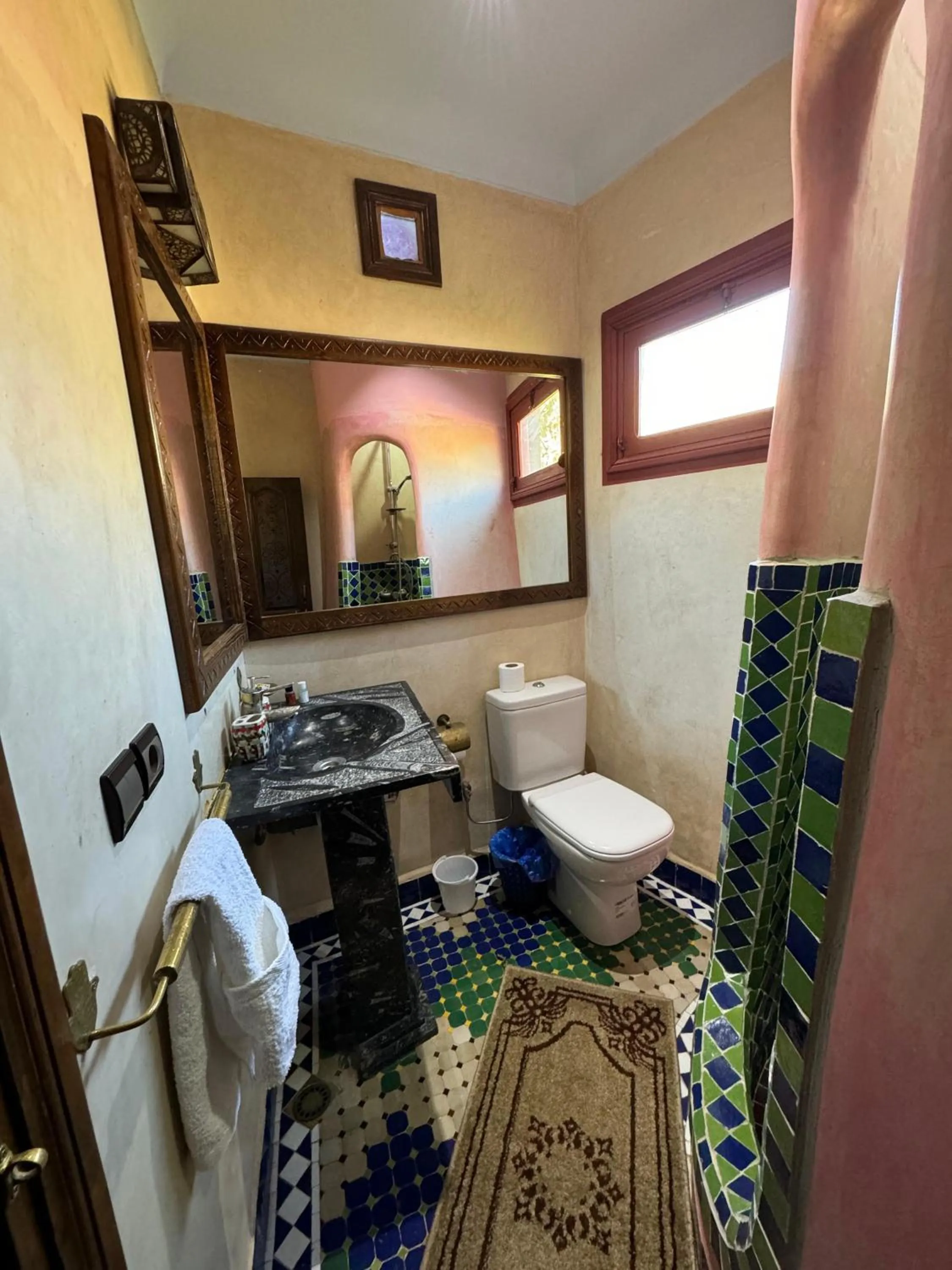 Shower in Riad Jnane Imlil