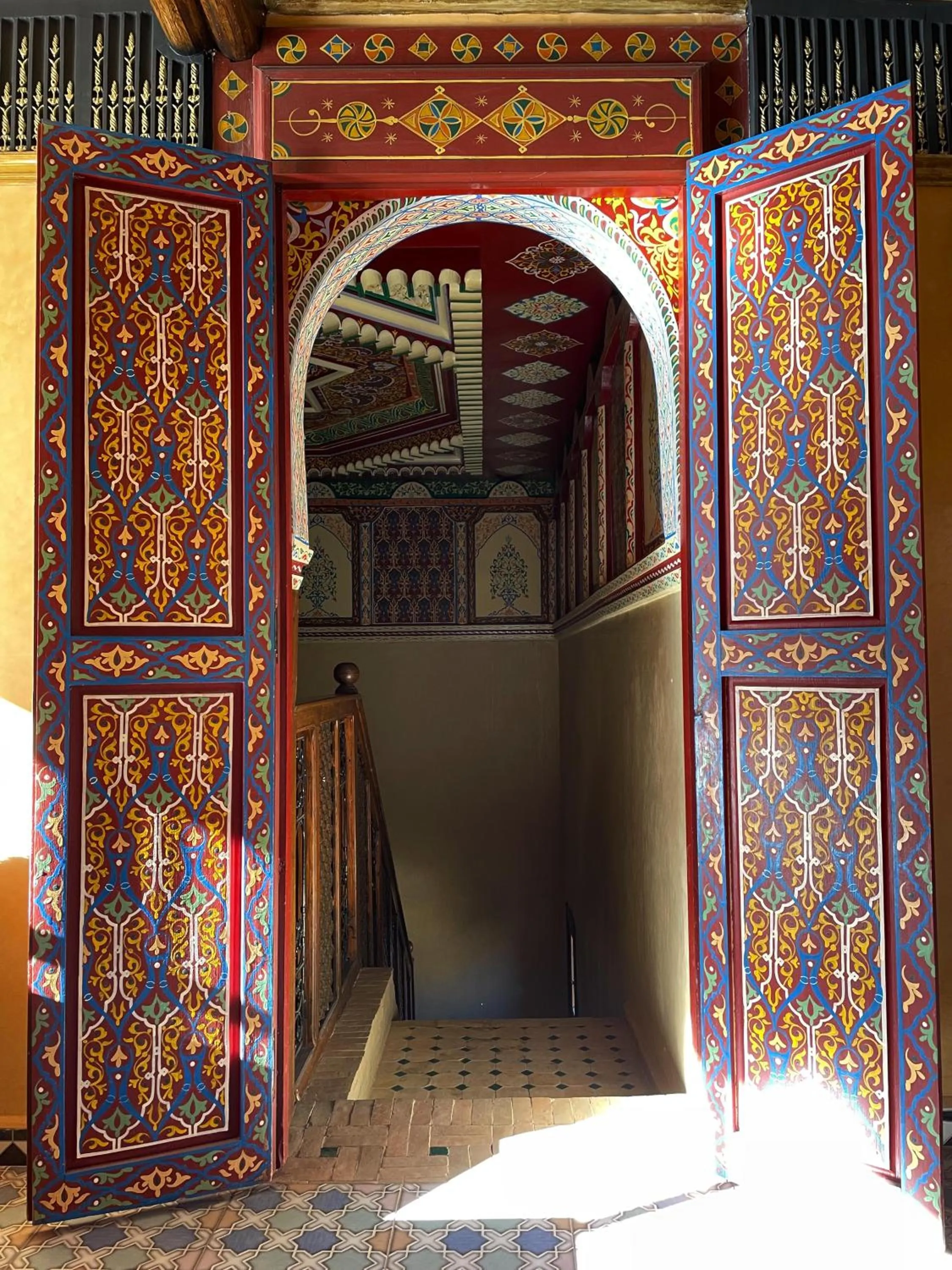 Decorative detail in Riad Jnane Imlil