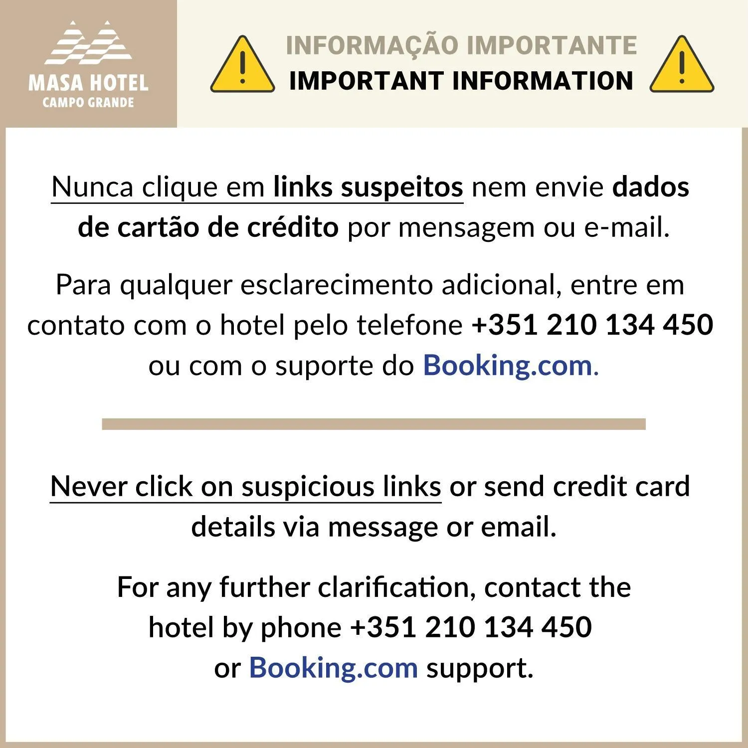 Text overlay in MASA Hotel & Spa Campo Grande Collection