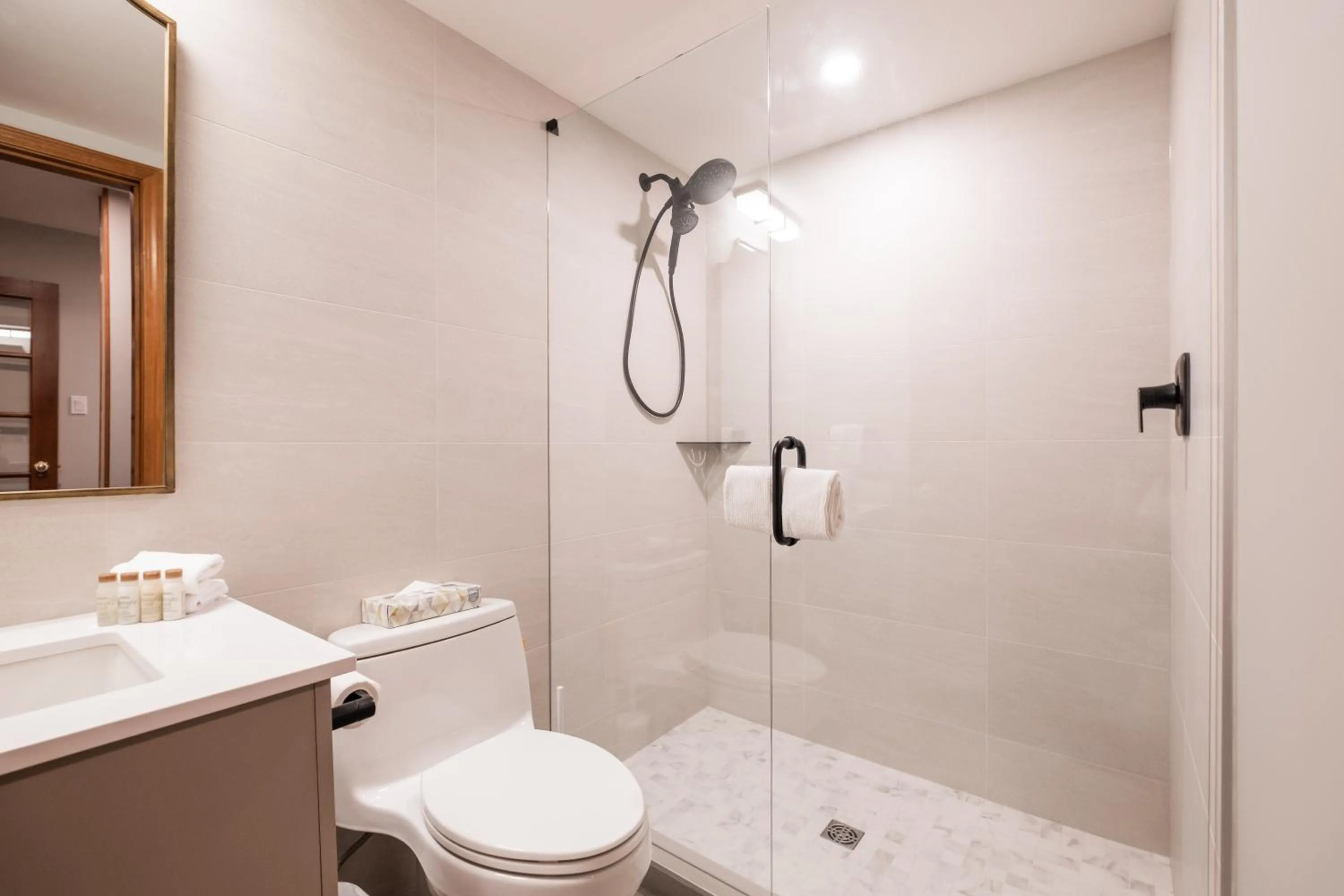 Shower in Arrowhead Point by Outpost Whistler