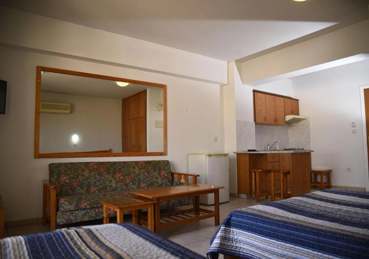 Bed in Elysso Apartments