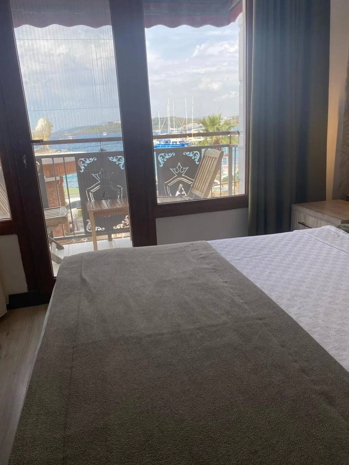 Bed in Akkan Beach Hotel